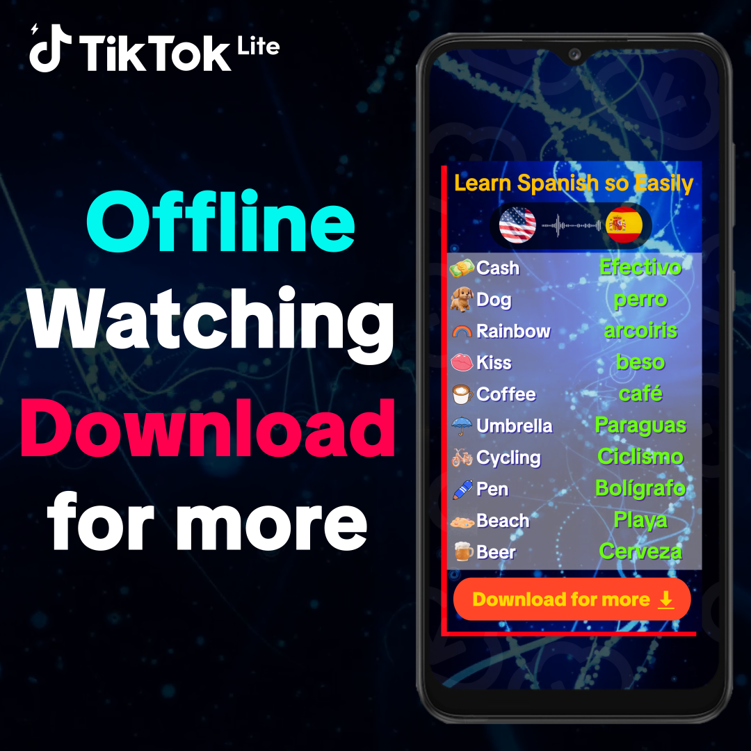 TikTok Lite Facebook ad