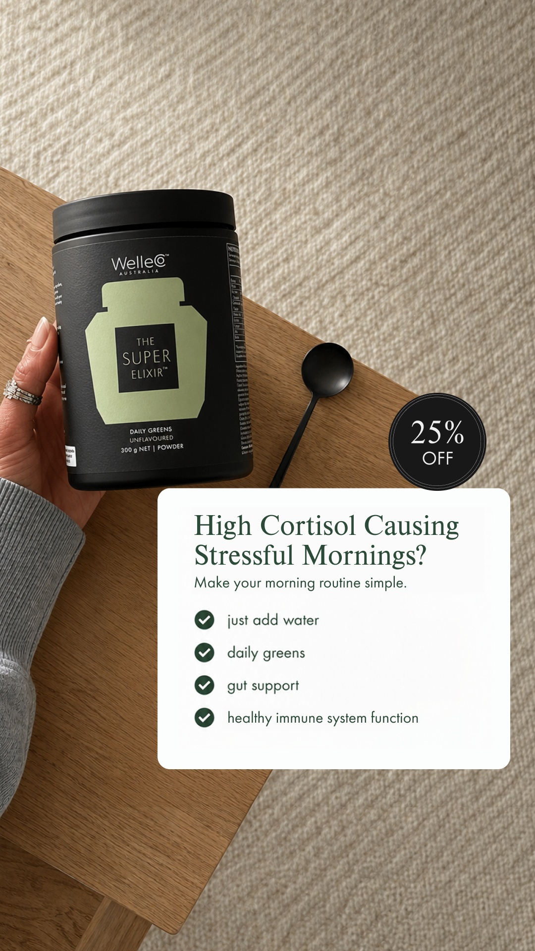 WelleCo Facebook ad