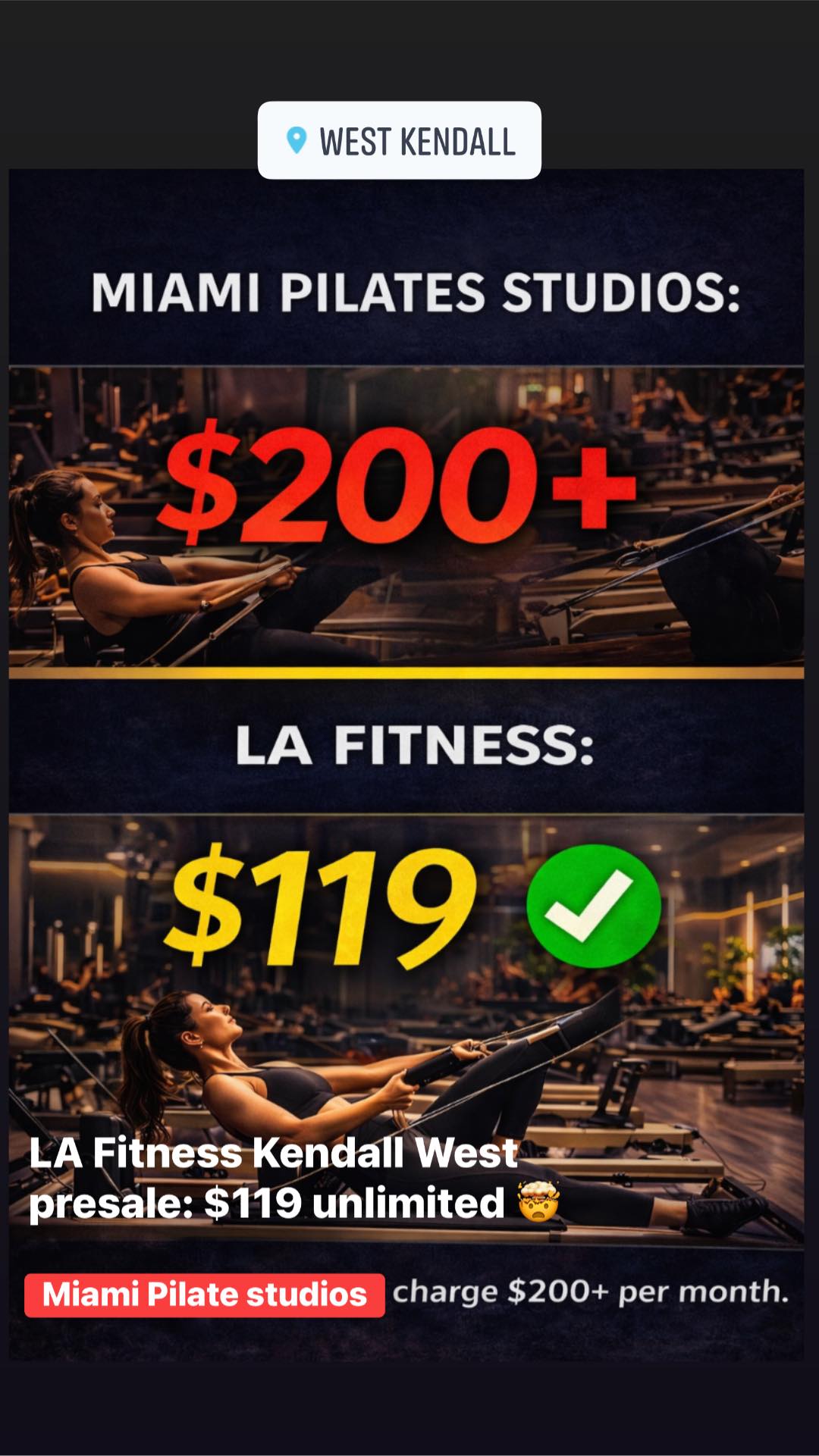 LAFitnessMiami Facebook ad