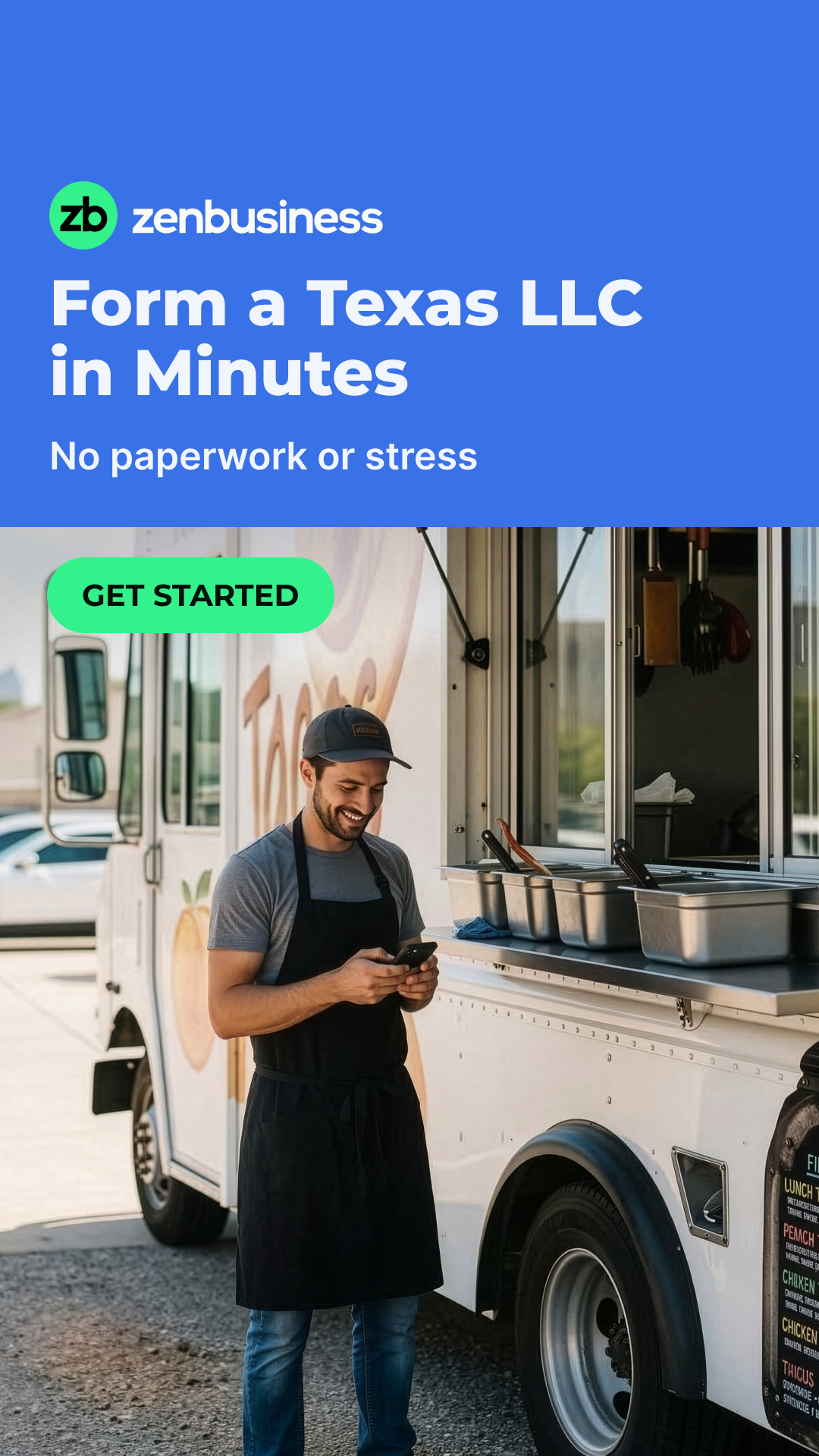 ZenBusiness Facebook ad