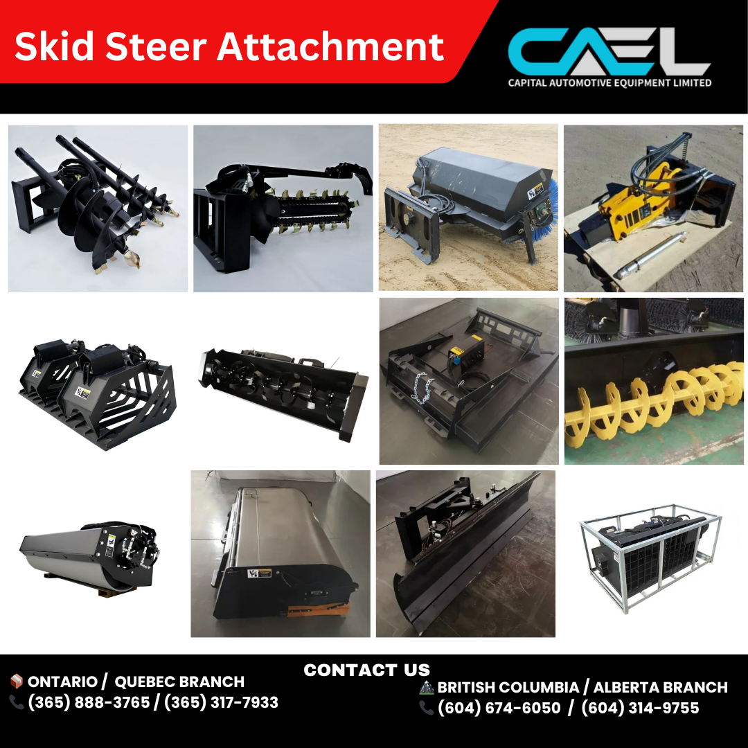 Capital Automotive Equipment Facebook ad: Upgrade your skid steer with powerful attachments built…