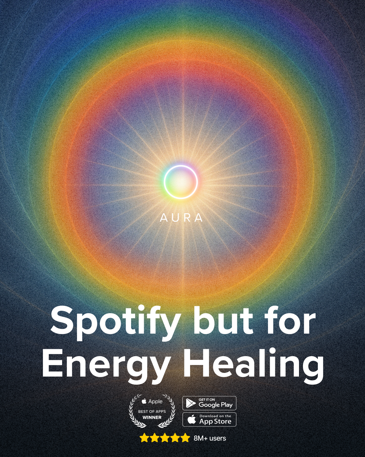 Aura: Find peace every day Facebook ad: Transform Your Life Now