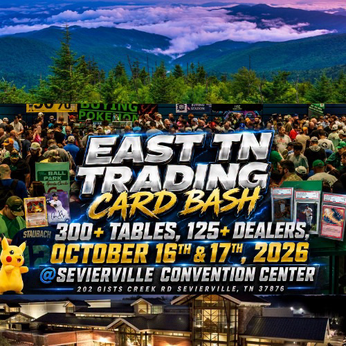 Cards On Deck Events Facebook ad: EAST TN TRADING CARD BASH