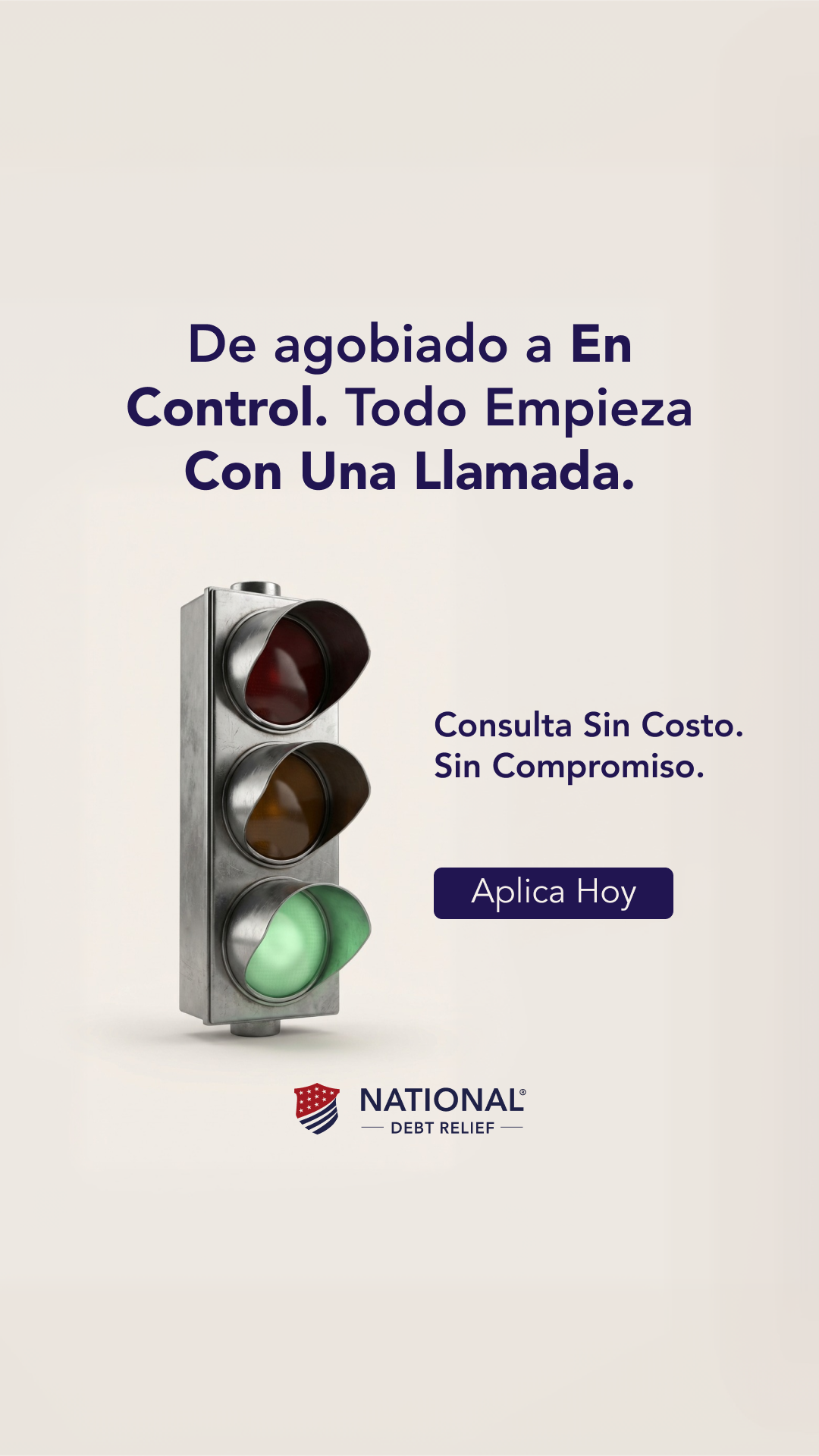 National Debt Relief Facebook ad