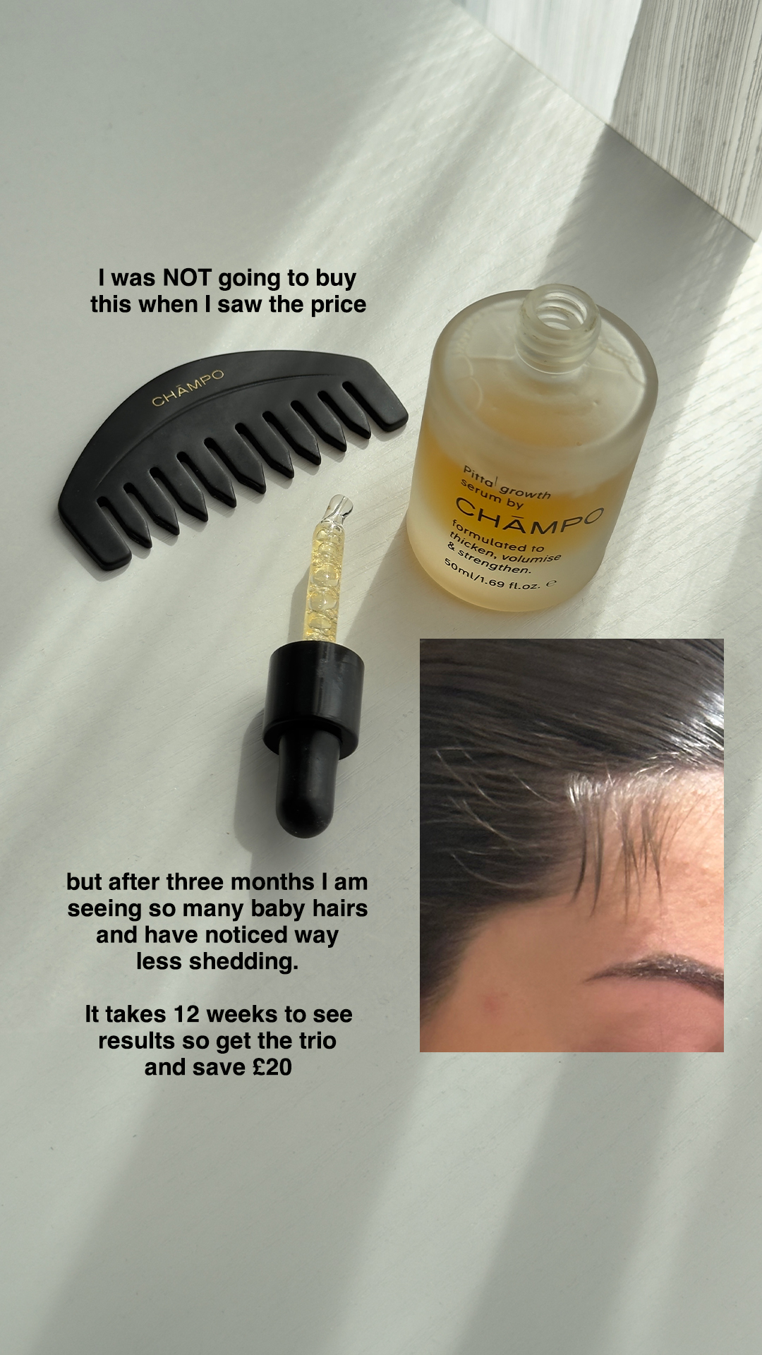 Chāmpo Haircare Facebook ad