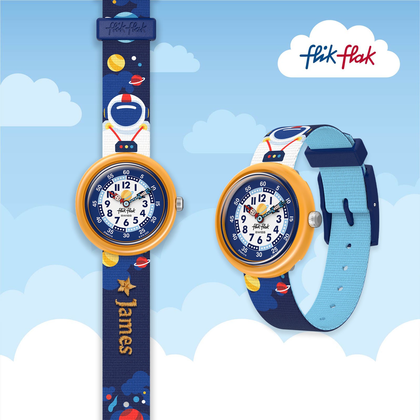 Flik Flak Facebook ad: Personalised Watches