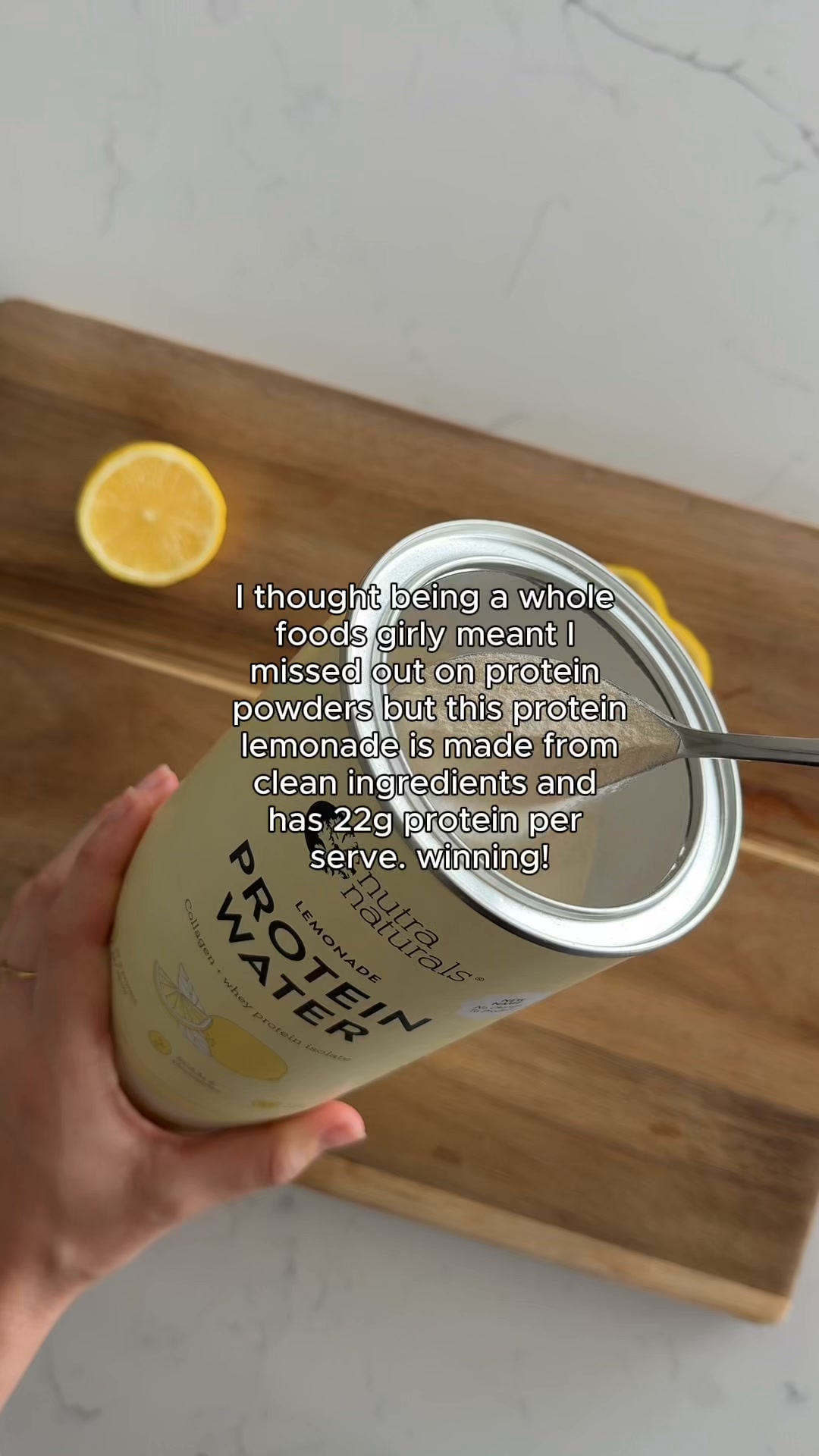 Nutra Naturals Facebook ad: Protein that loves you back