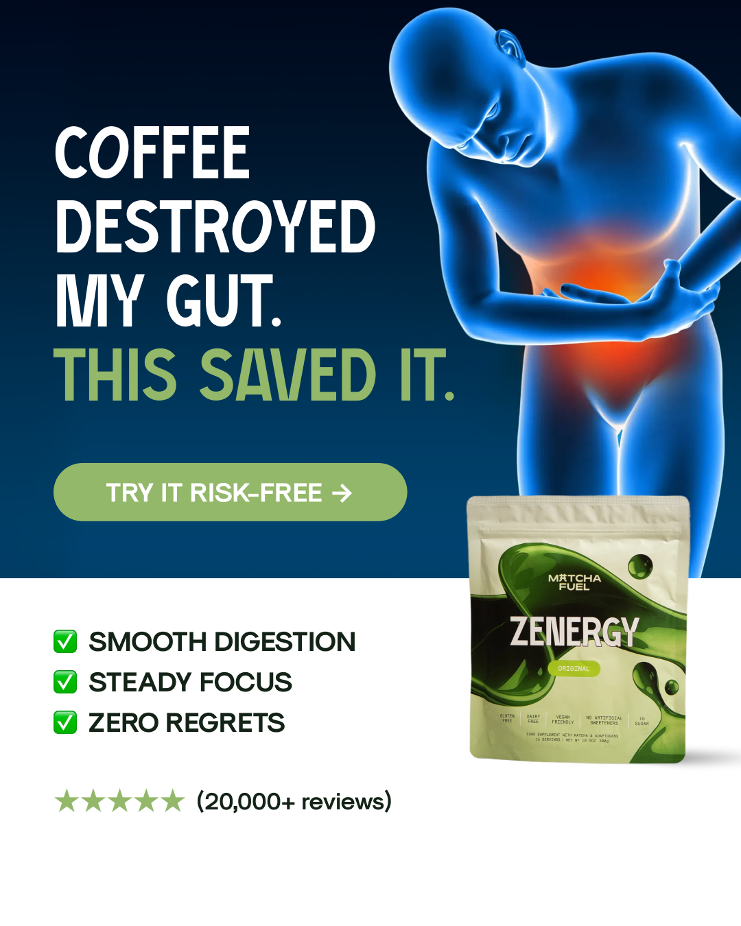 Matcha Fuel Facebook ad