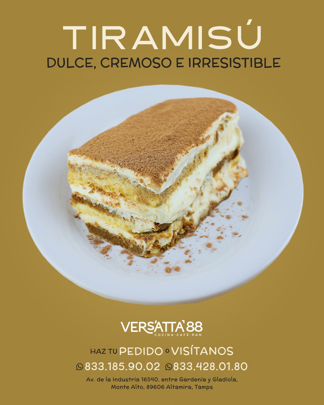 Versatta 88 Restaurante, Cafetería,  Panadería Facebook ad