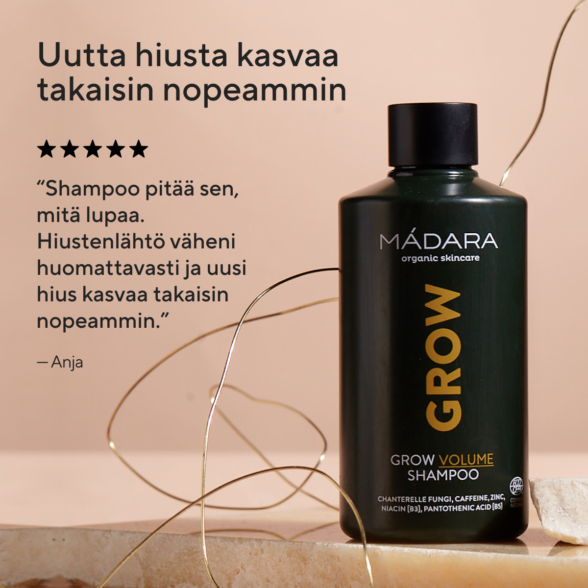 Mádara Organic Skincare Facebook ad