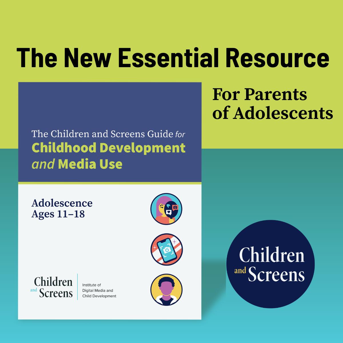Children and Screens: Institute of Digital Media and Child Development Facebook ad