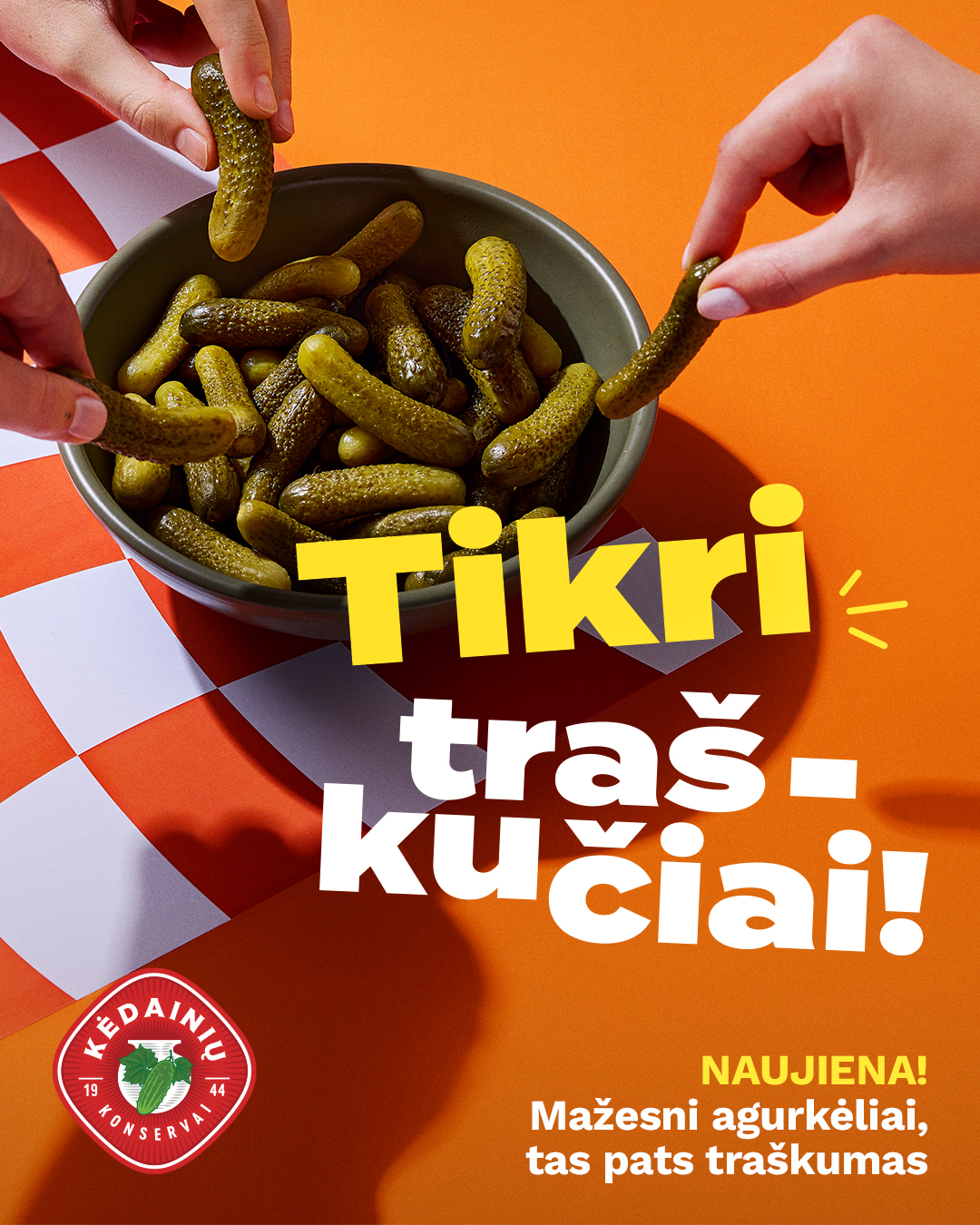 Kėdainių konservai Facebook ad: Naujas vieno kąsnio užkandis