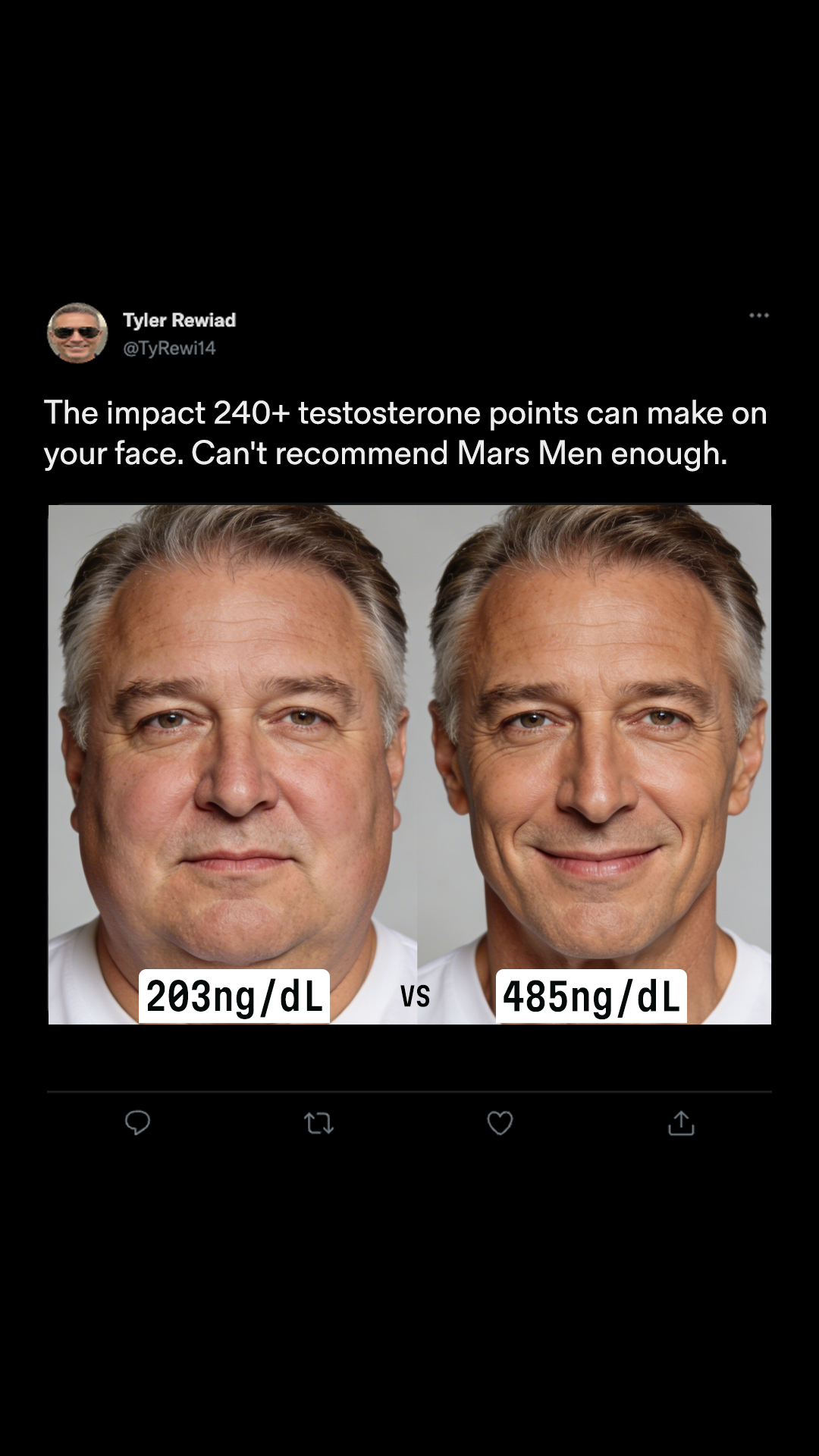 Mars Men Facebook ad