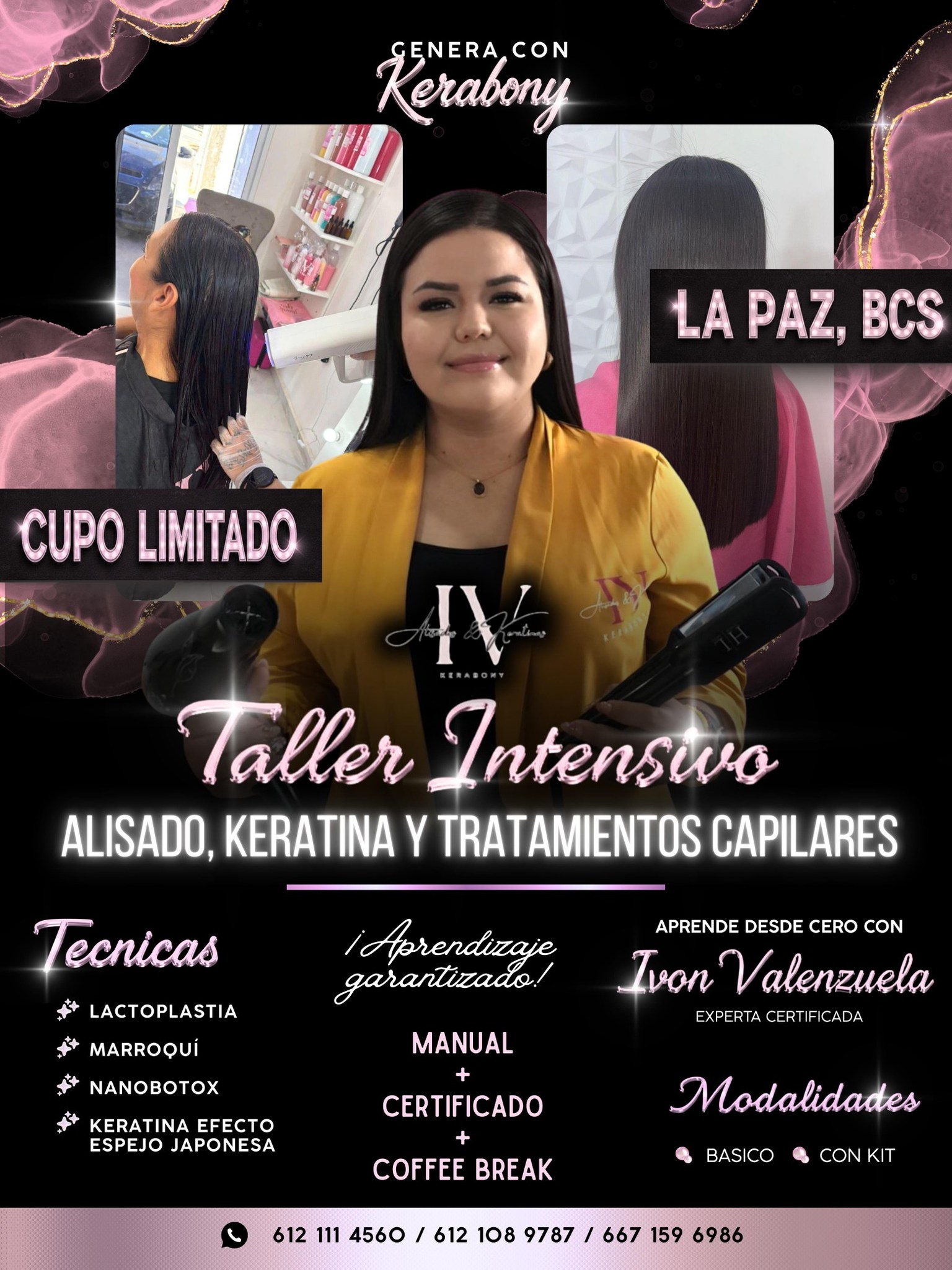 alisados y keratinas ivonn Facebook ad: ATENCIÓN LA PAZ, BCS!