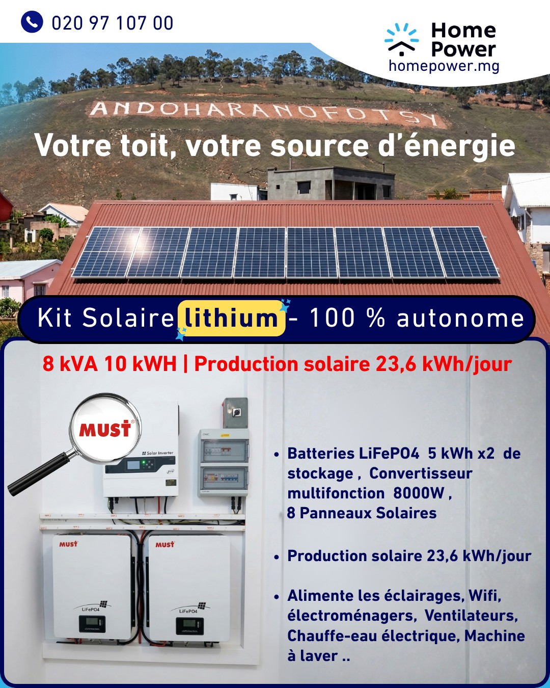 Home Power Madagascar Facebook ad
