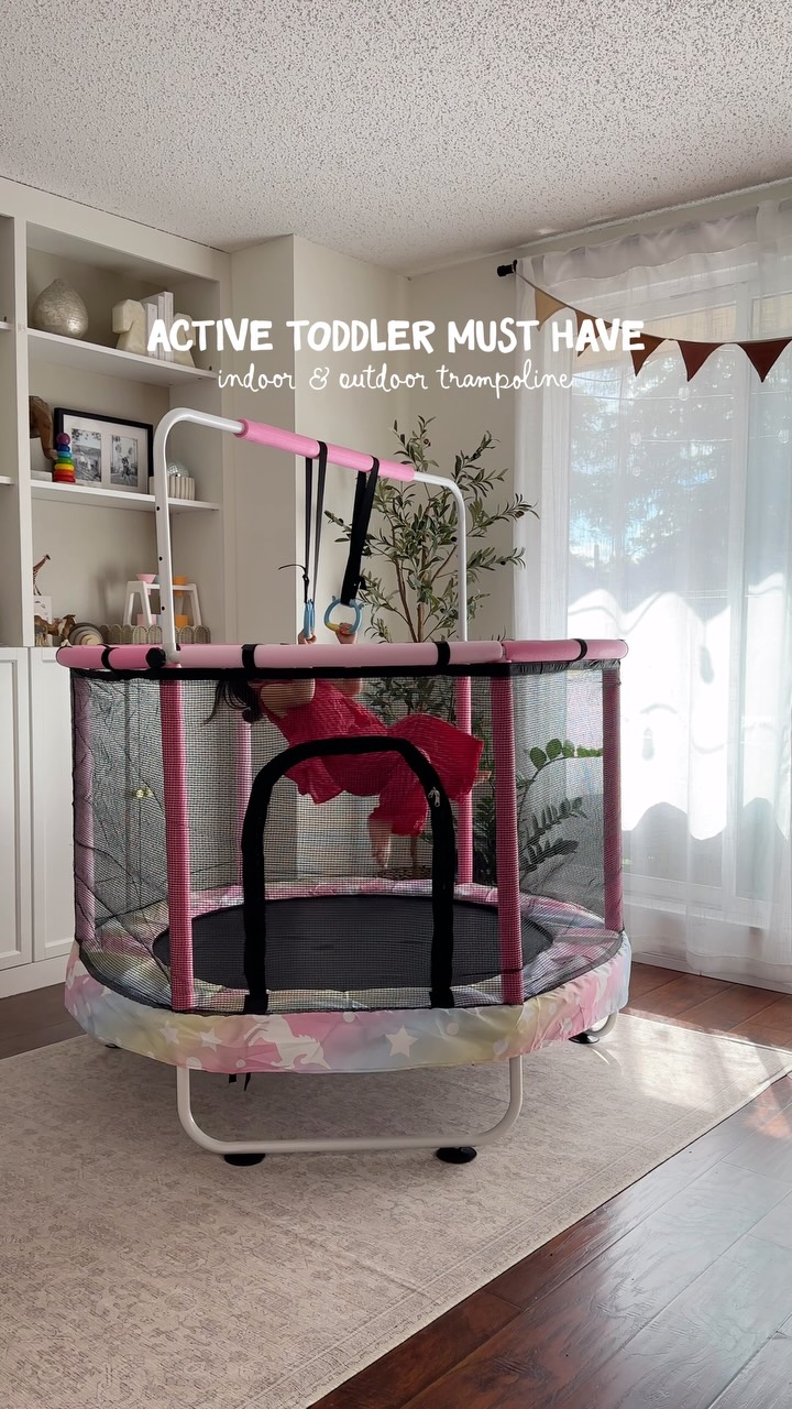 Shoptemu Facebook ad: This indoor trampoline has been such a fun…