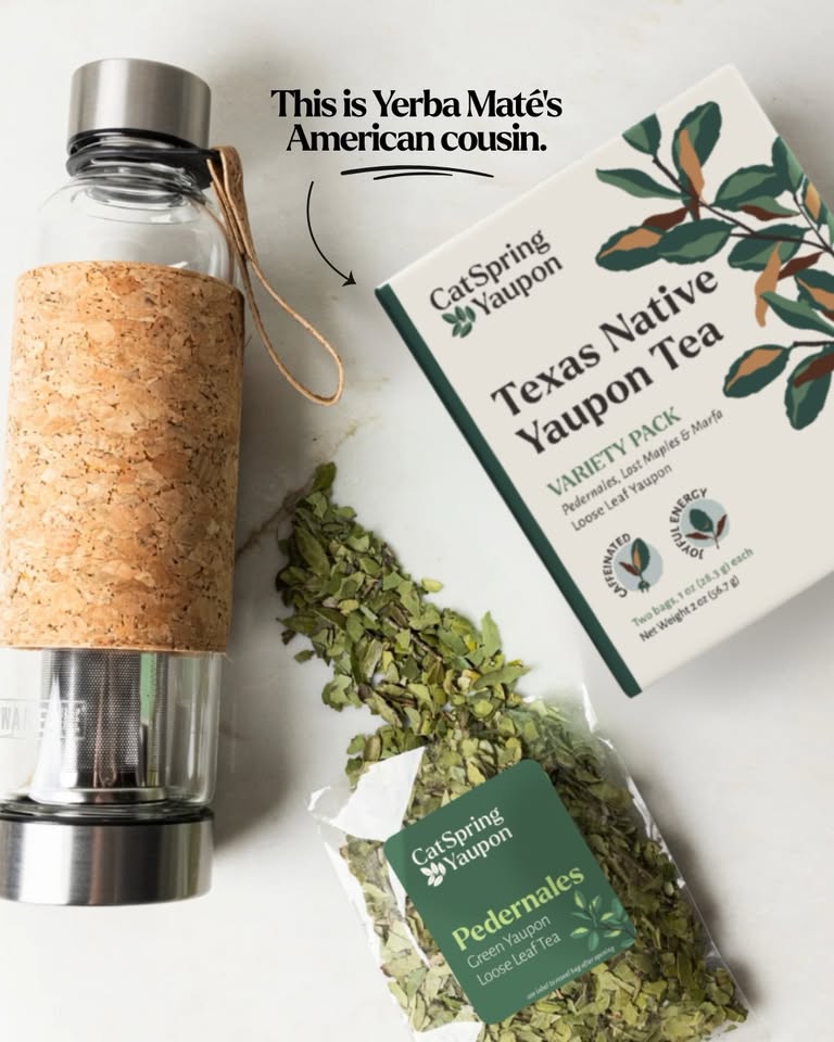 CatSpring Yaupon Facebook ad: if you love yerba maté, there’s a good…