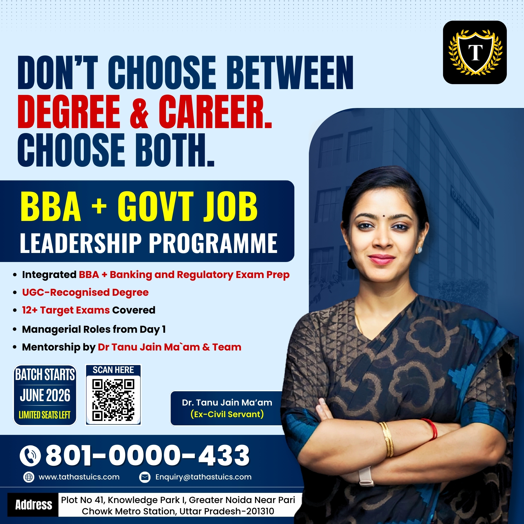 Tathastu ICS Facebook ad from Mar 25, 2026