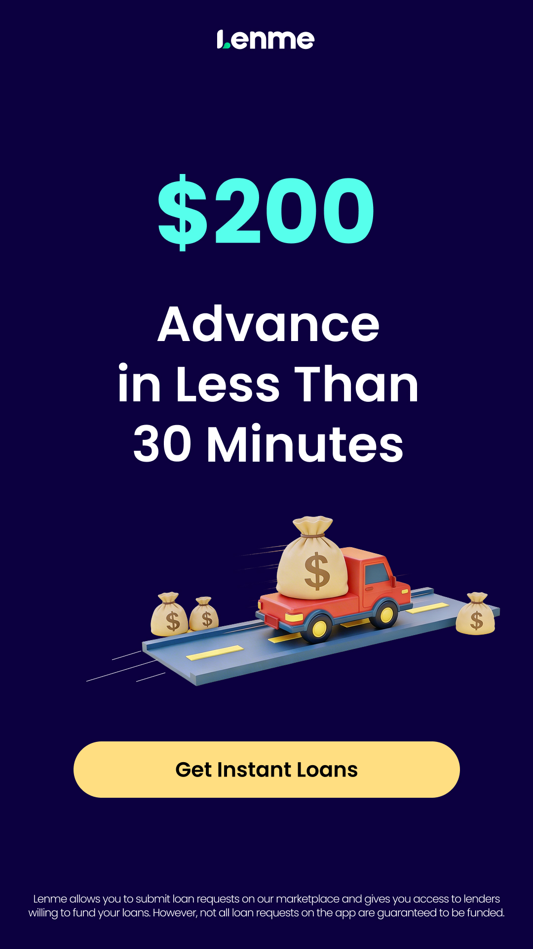 LenmeApp Facebook ad from May 29, 2026