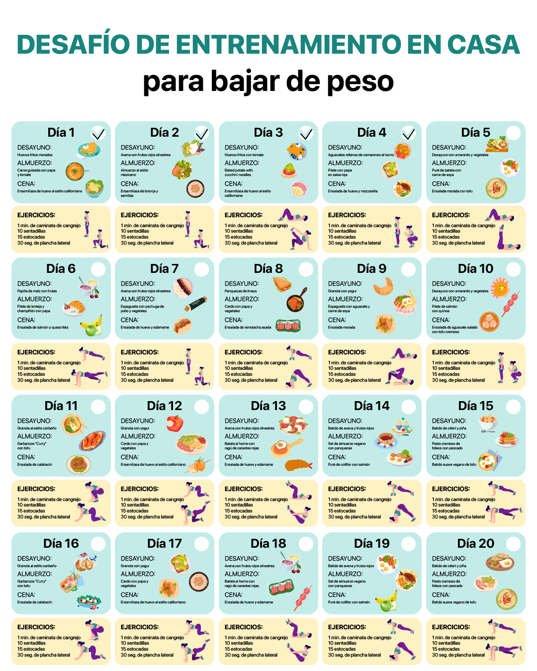 28 Day Challenge Facebook ad