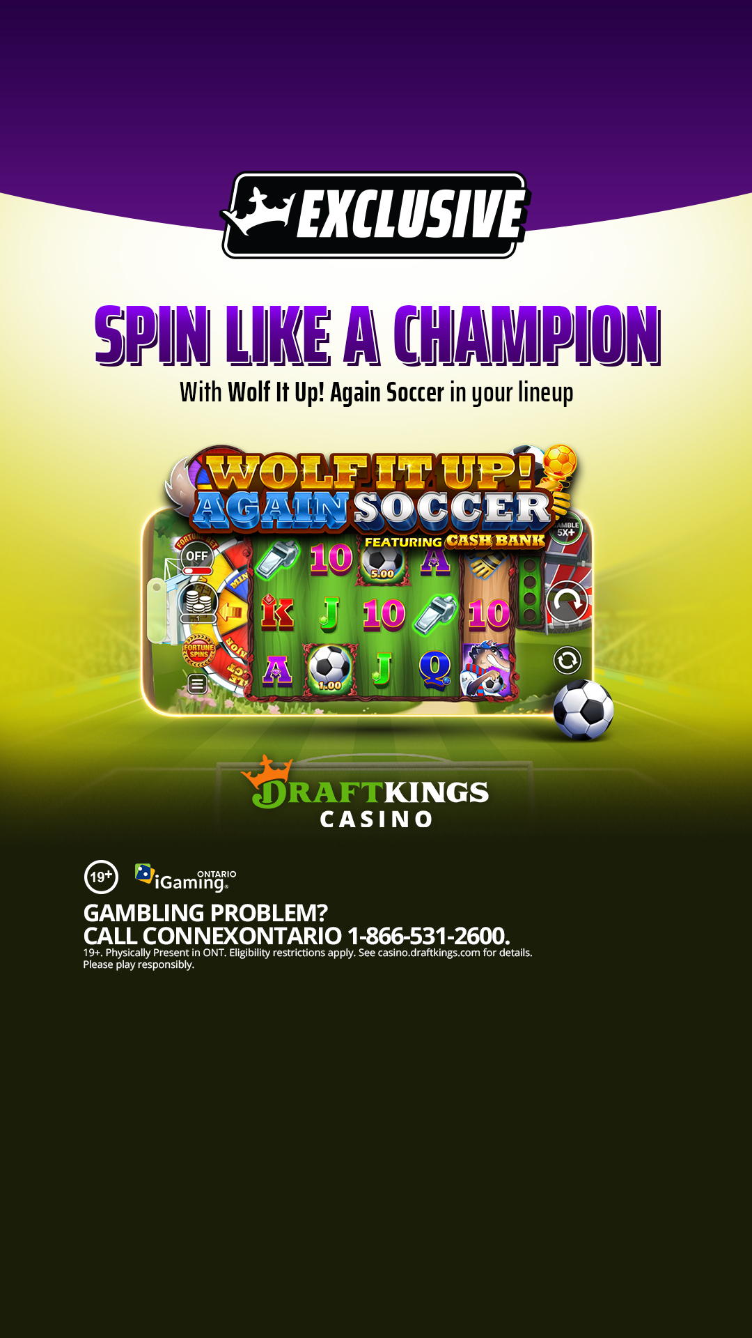 DraftKings Casino Facebook ad