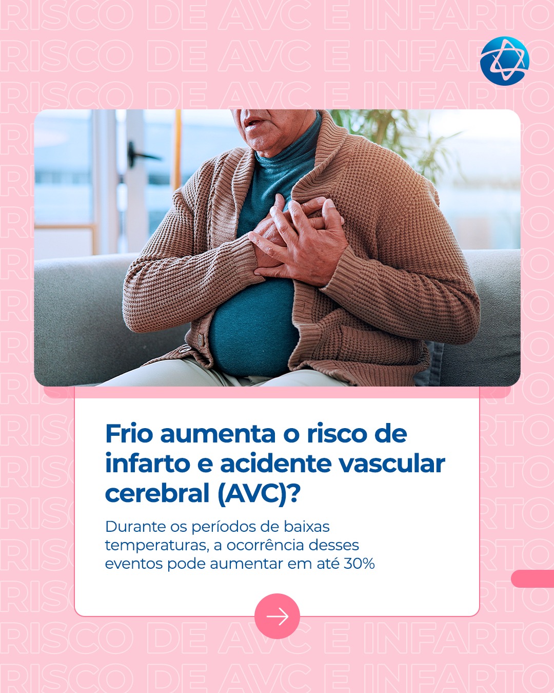 Hospital Israelita Albert Einstein Facebook ad: O frio, por si só, não causa infarto…