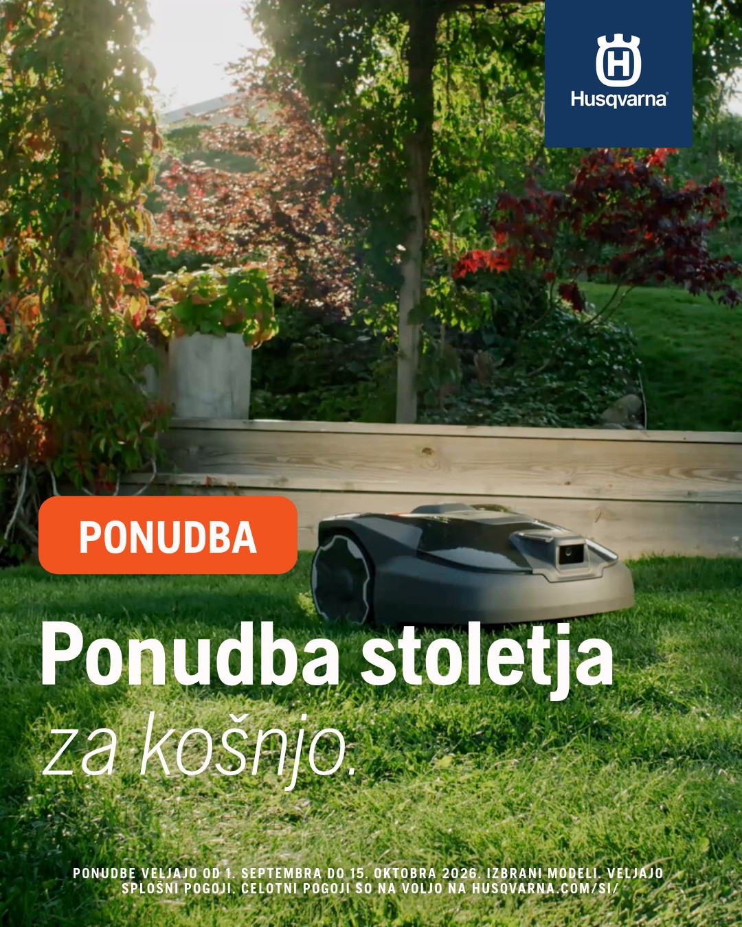 Husqvarna Facebook ad: Časovno omejena ponudba