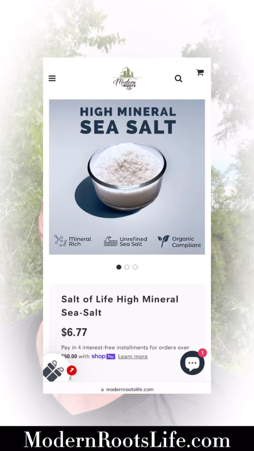 Modern Roots Life Facebook ad: What is the BEST salt for YOU?