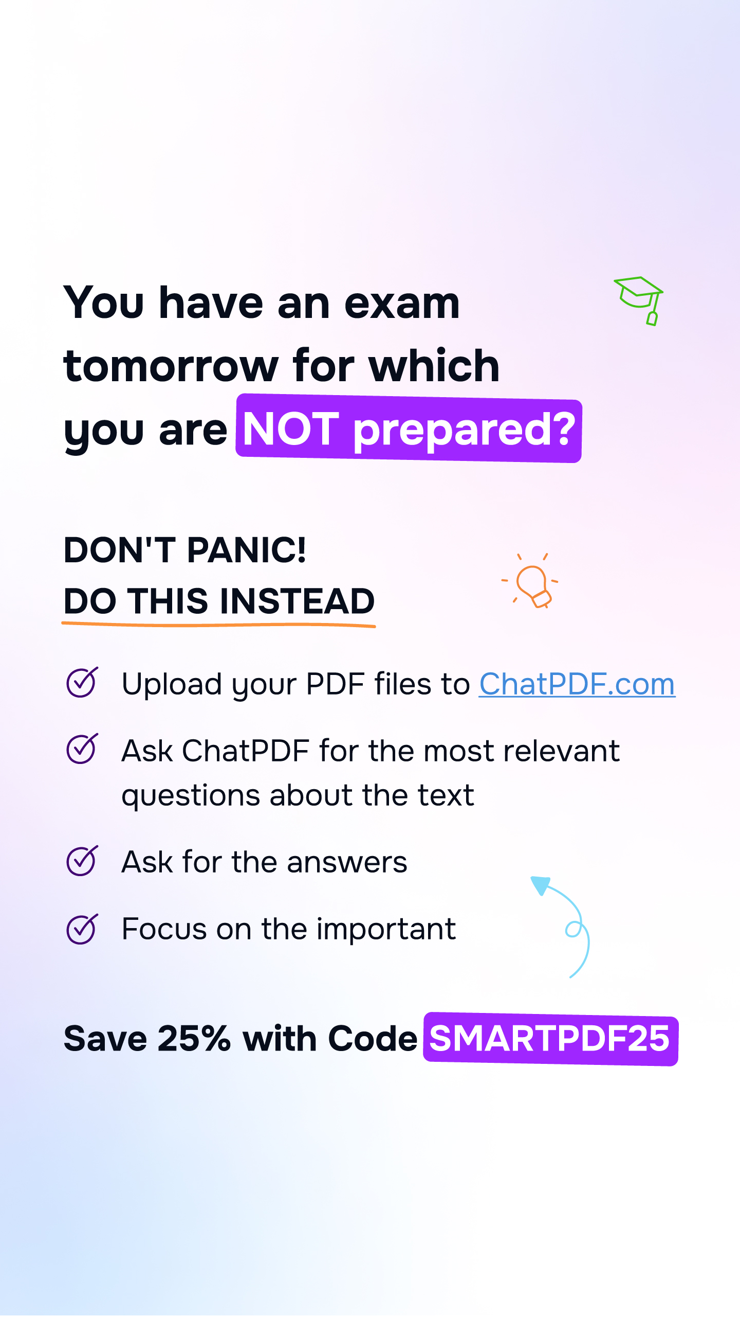 ChatPDF Facebook ad