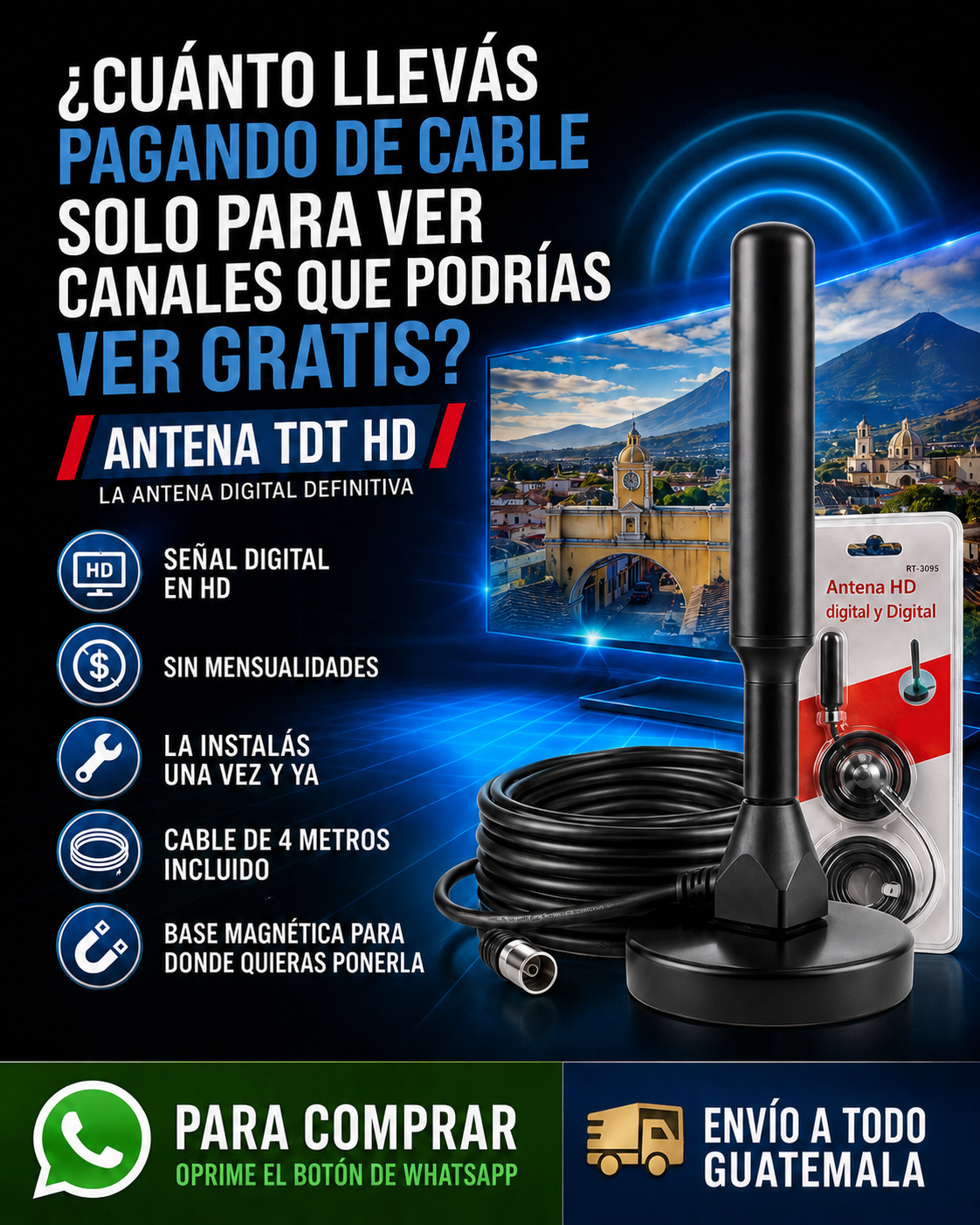 MAYA NOVA Facebook ad: ¡VUELVE A DISFRUTAR TU TELE!