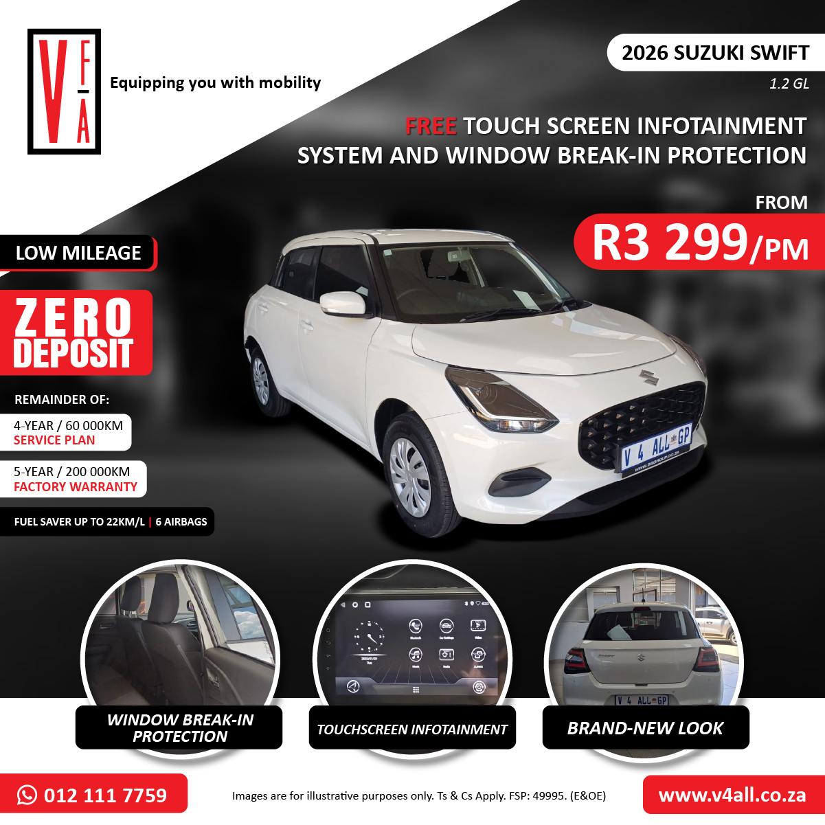 Vehicles For All Facebook ad: 2026 Suzuki Swift 1.2 GL Ready for Every Drive!