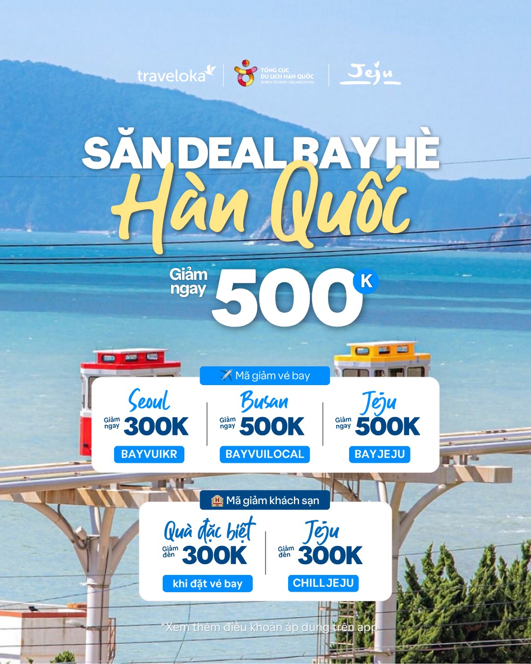 Traveloka Vietnam Facebook ad: BAY HÀN MÙA HÈ RẺ CỠ NÀY, SAO…