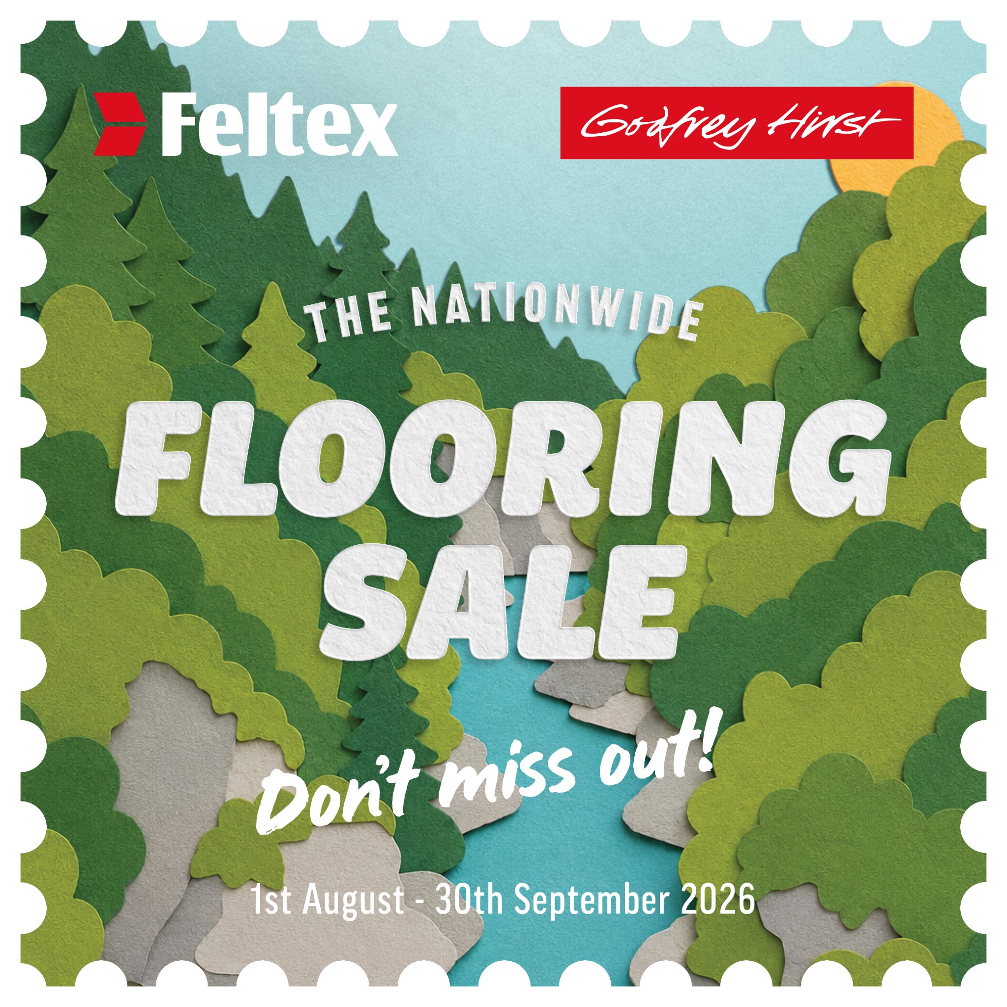 Godfrey Hirst Facebook ad: Special Pricing Across Flooring Ranges