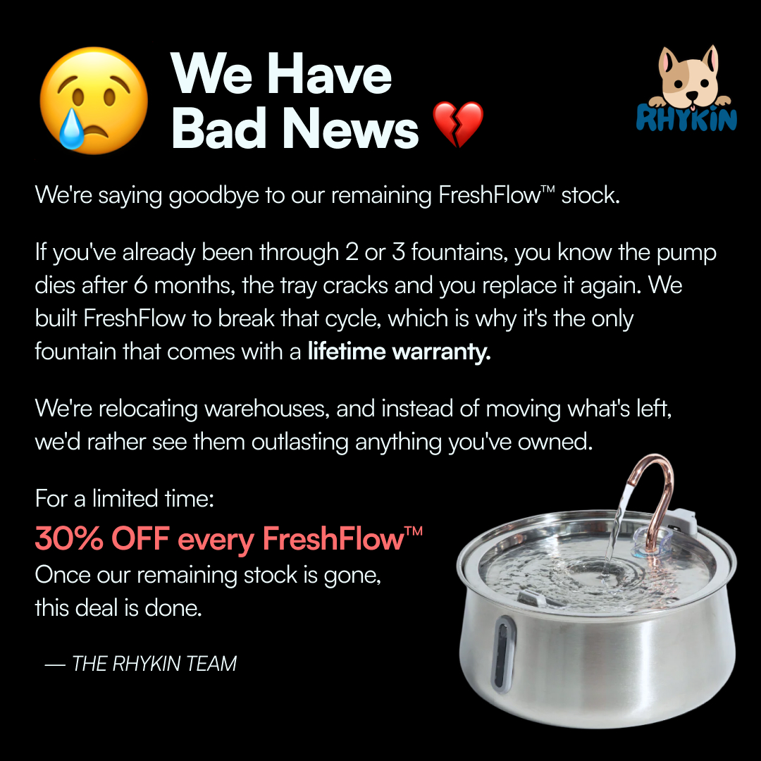 Rhykin Pet Co Facebook ad