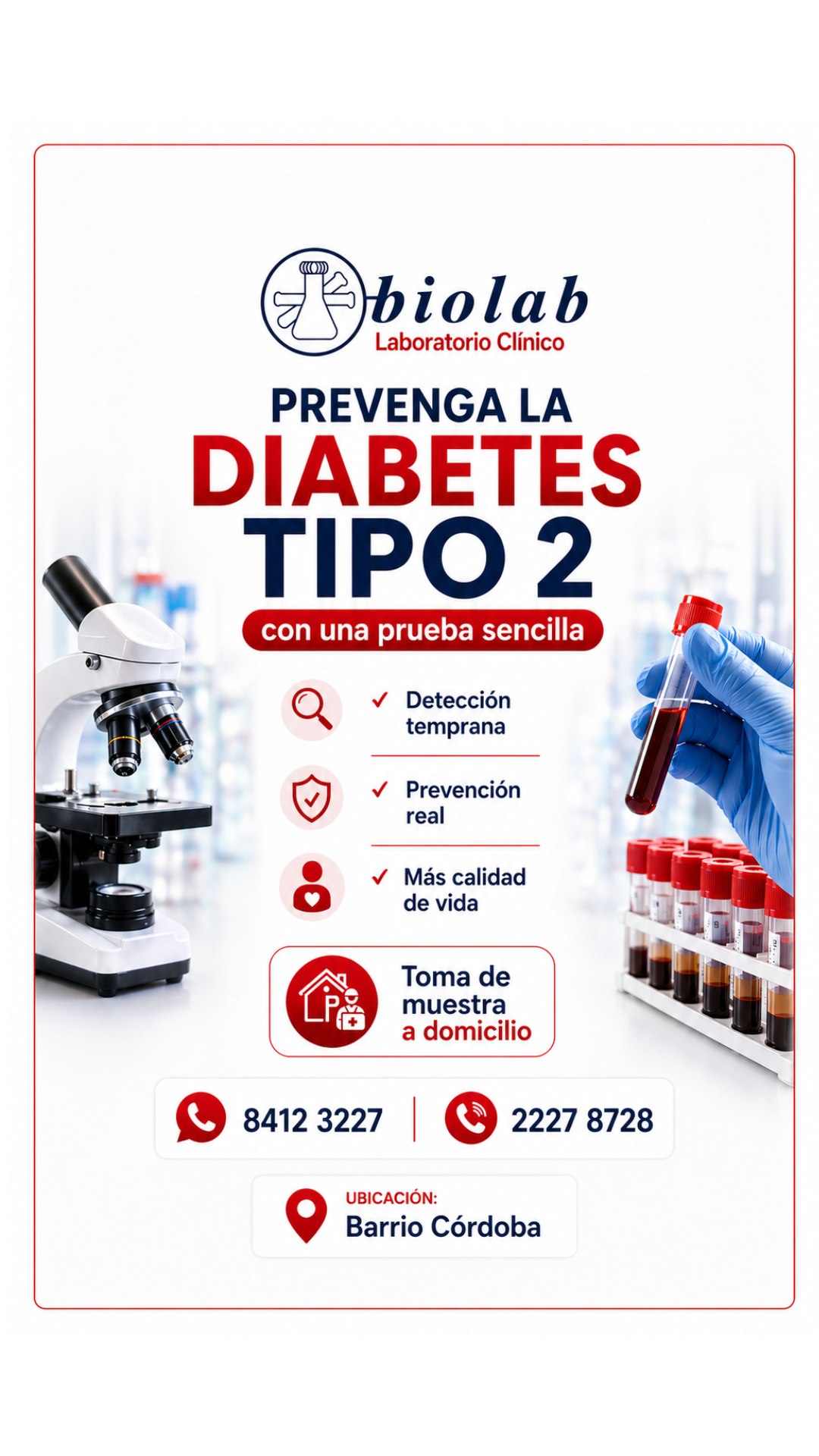 Laboratorio Clínico Biolab Facebook ad
