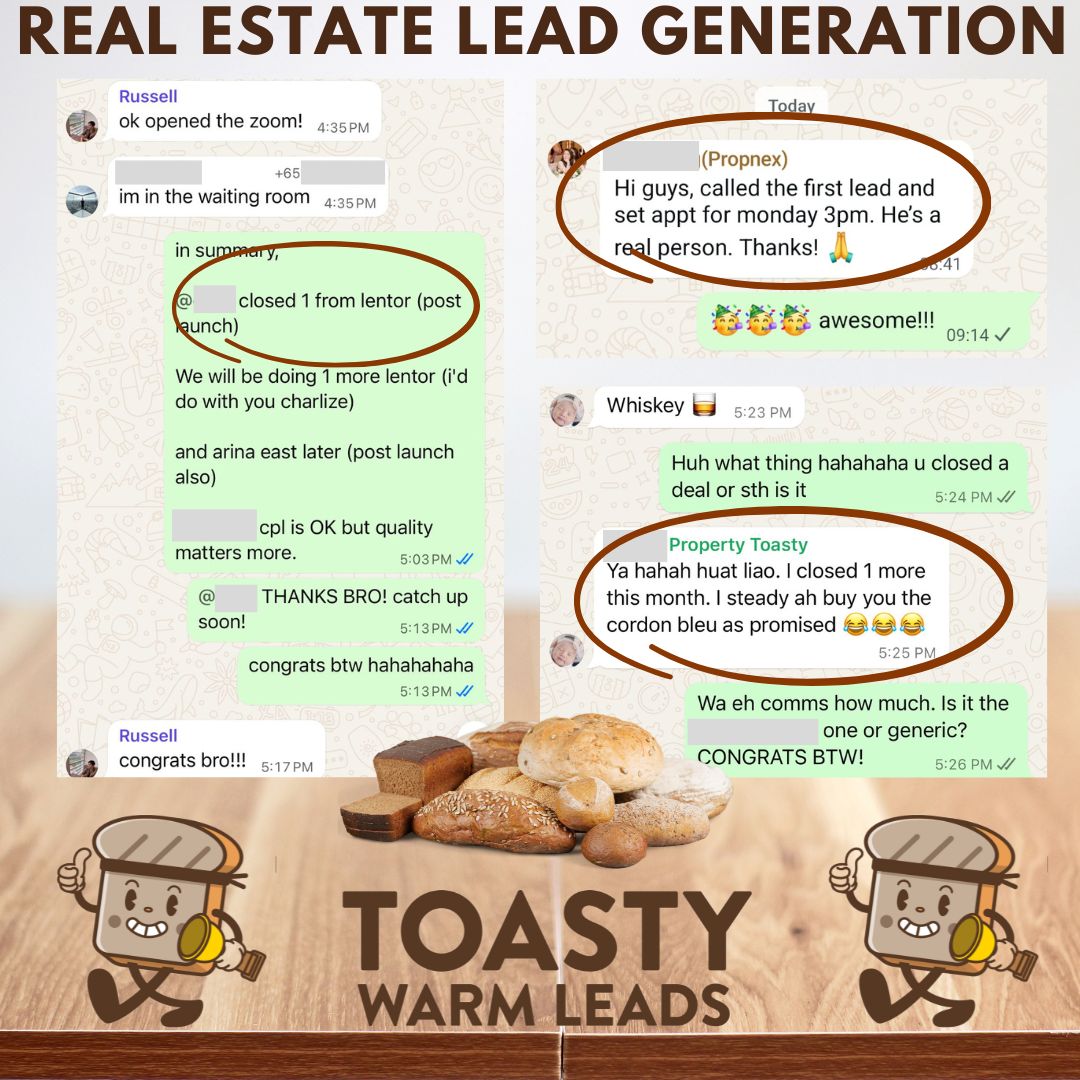 Toasty Warm Leads Facebook ad: They Closed Deals, You Can Too!