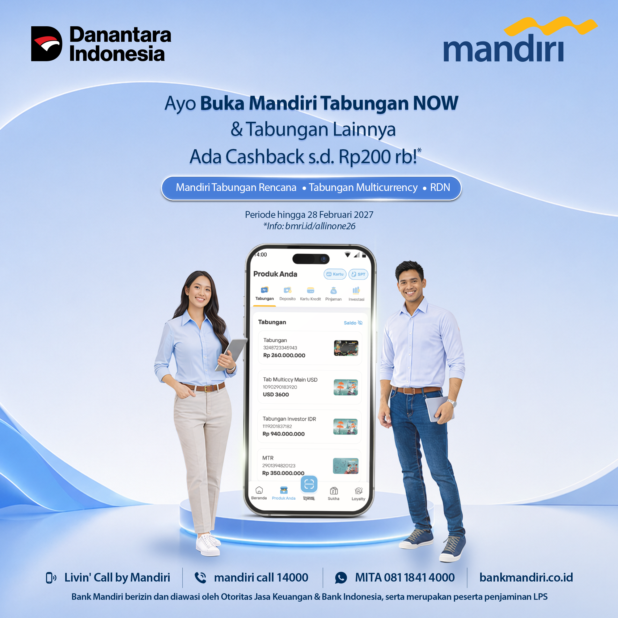 Bank Mandiri Facebook ad