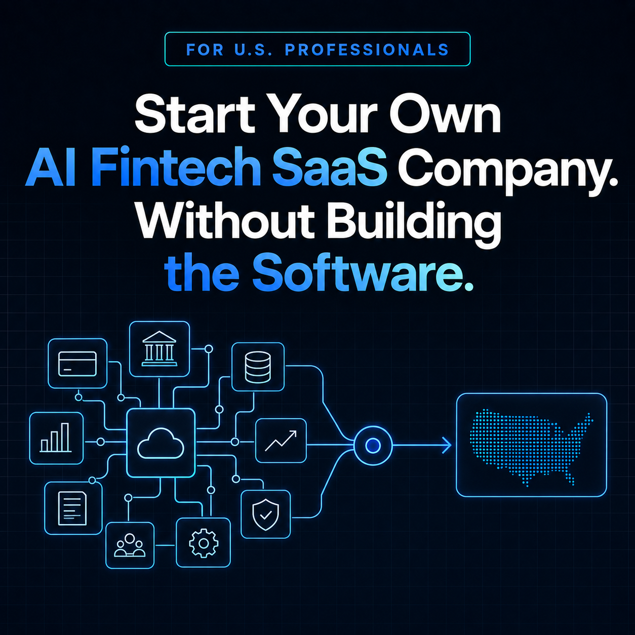 AI Funding Solutions Facebook ad: Start an AI Fintech SaaS Company Alongside Your Career