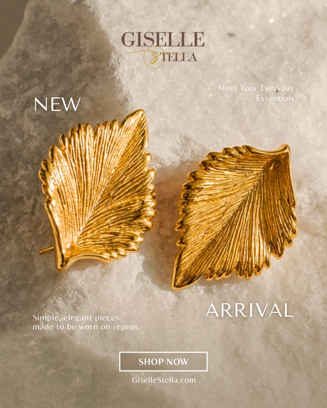 Giselle Stella Jewelry Facebook ad from Aug 10, 2026