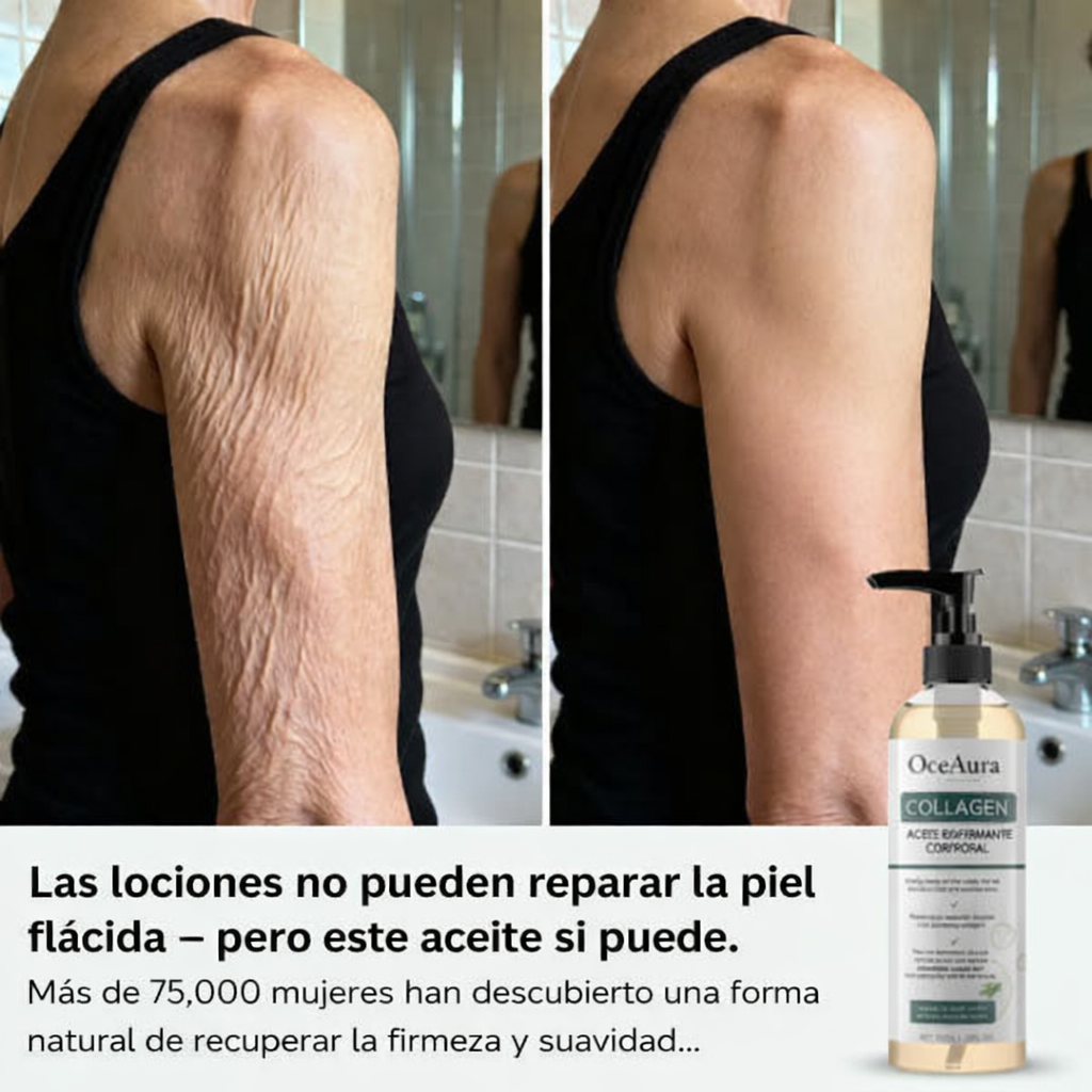 Wellness Hoy Facebook ad: Piel visiblemente más firme, suave y luminosa, sedosa como…