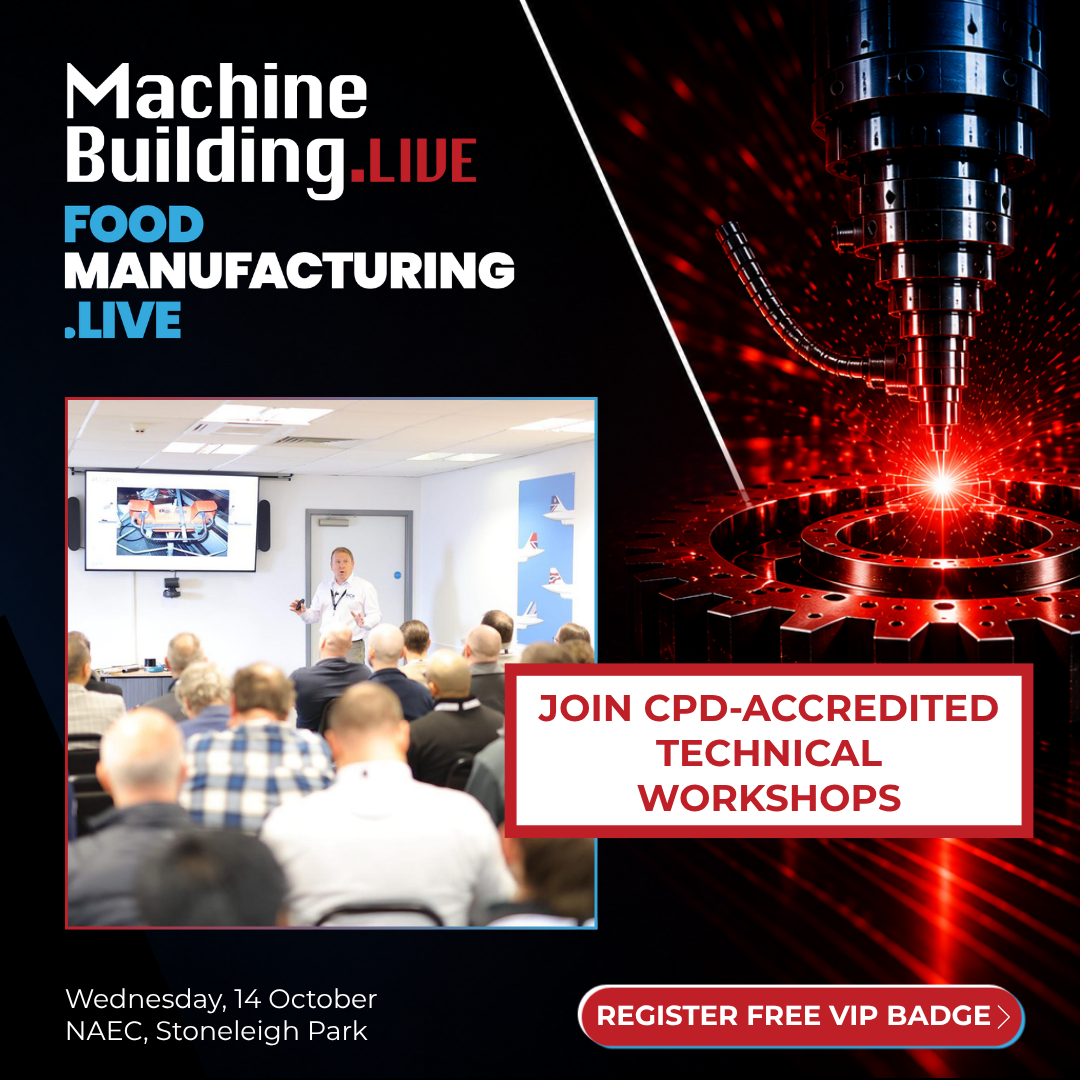 MachineBuilding.net Facebook ad: MachineBuilding.Live 2026 | Wednesday, 14 October | NAEC…