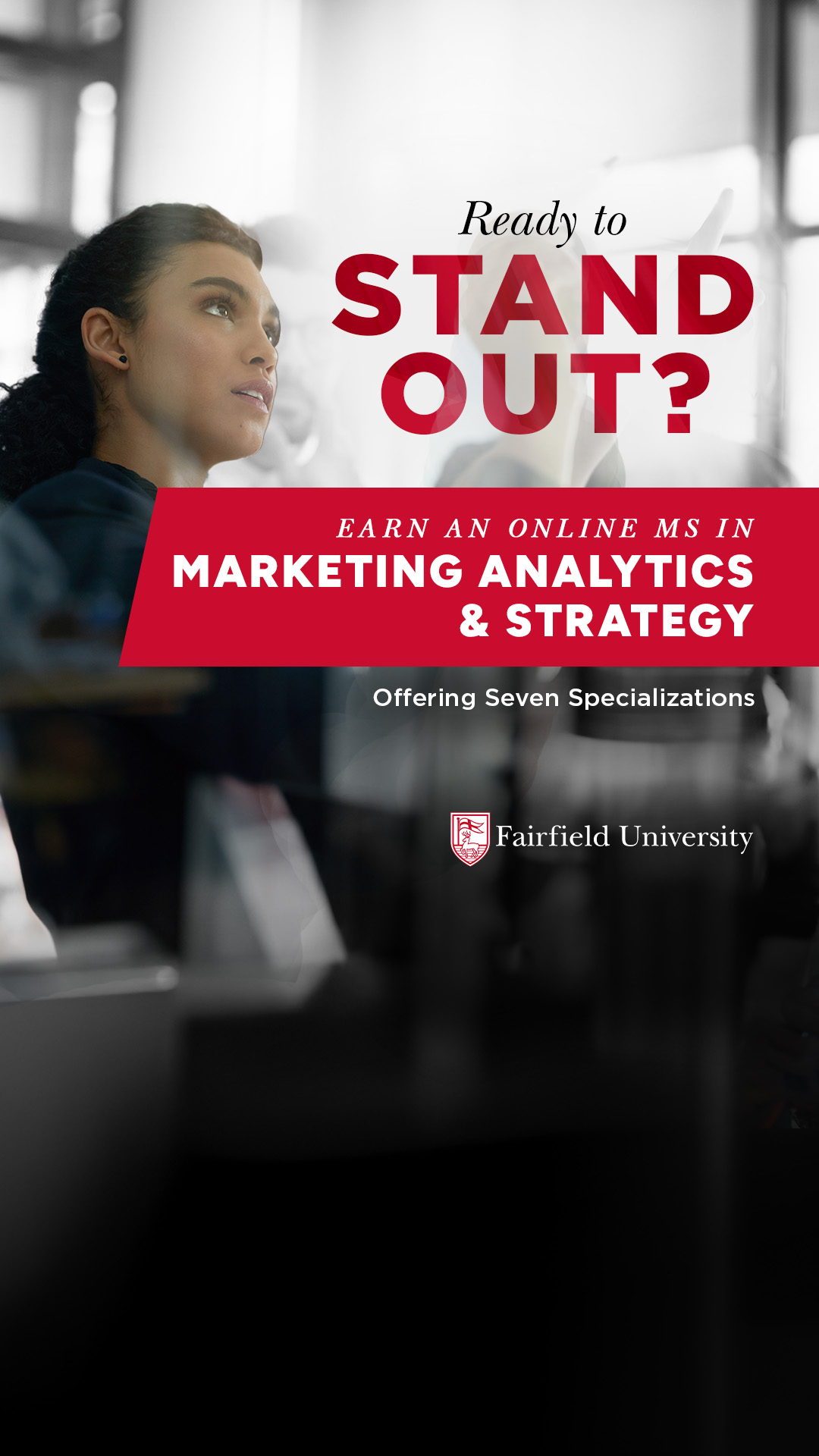 Fairfield University Charles F. Dolan School of Business Facebook ad
