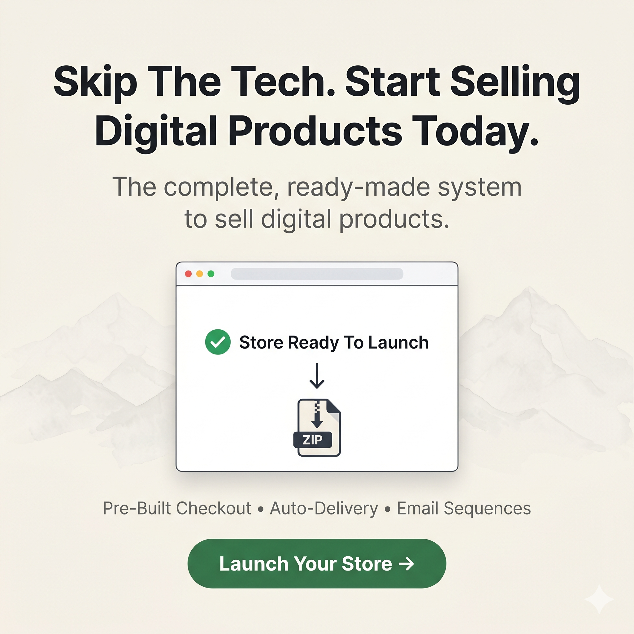 GplTube Facebook ad: Start Selling Digital Products Today.