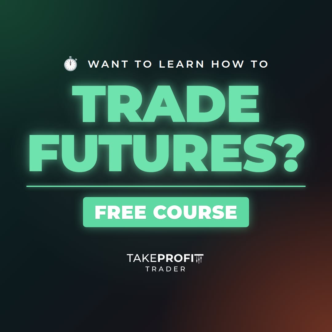 Take Profit Trader Facebook ad: Beginner Futures Course 100% Free