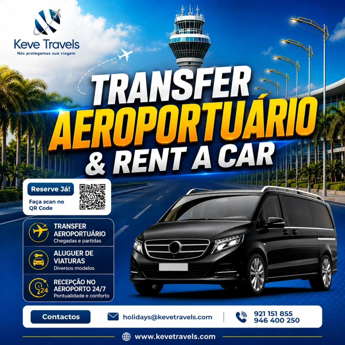 Keve Travels Viagens LDA Facebook ad: Chegue ao seu destino com conforto, segurança e…