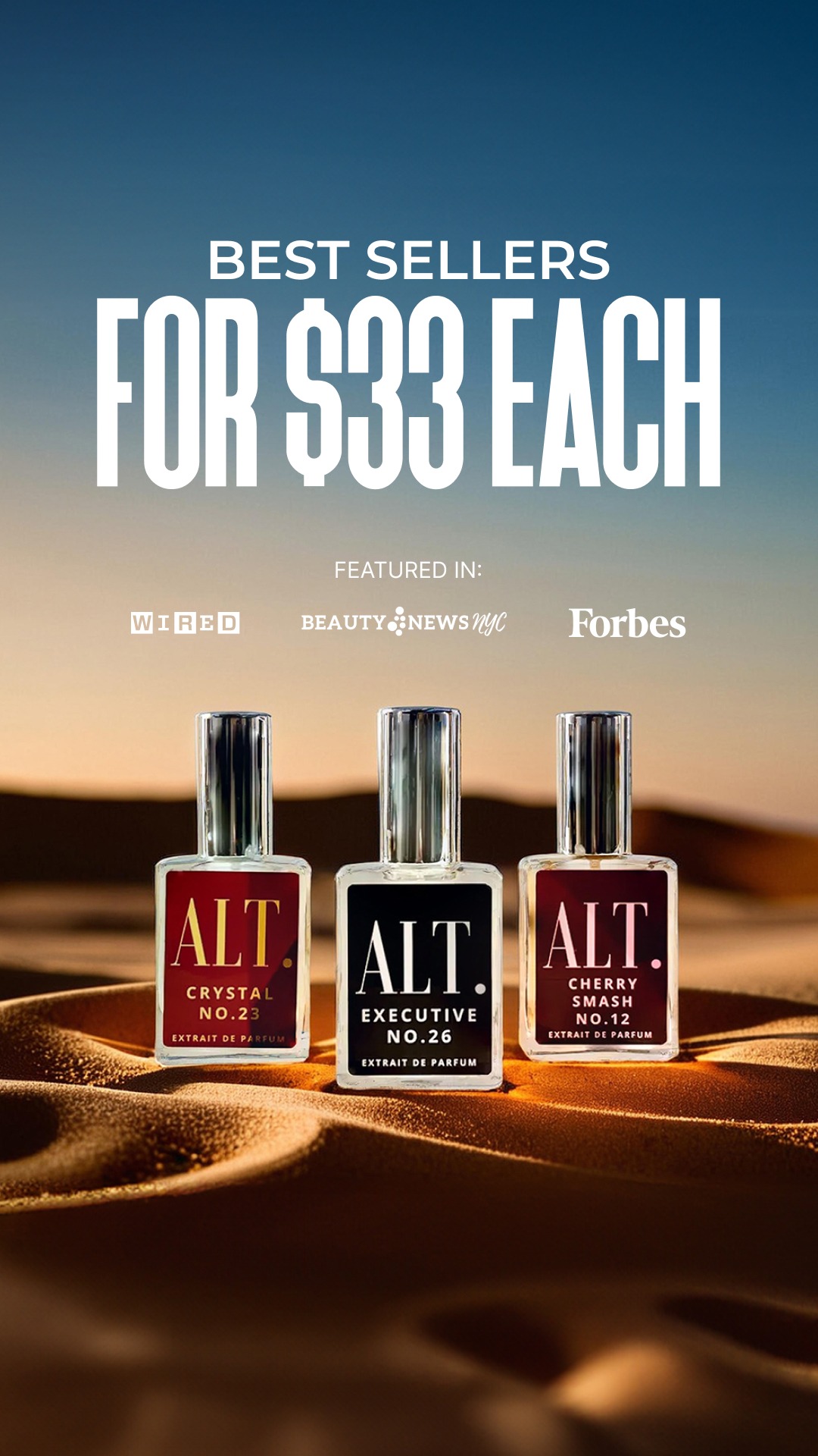 ALT. Fragrances Facebook ad