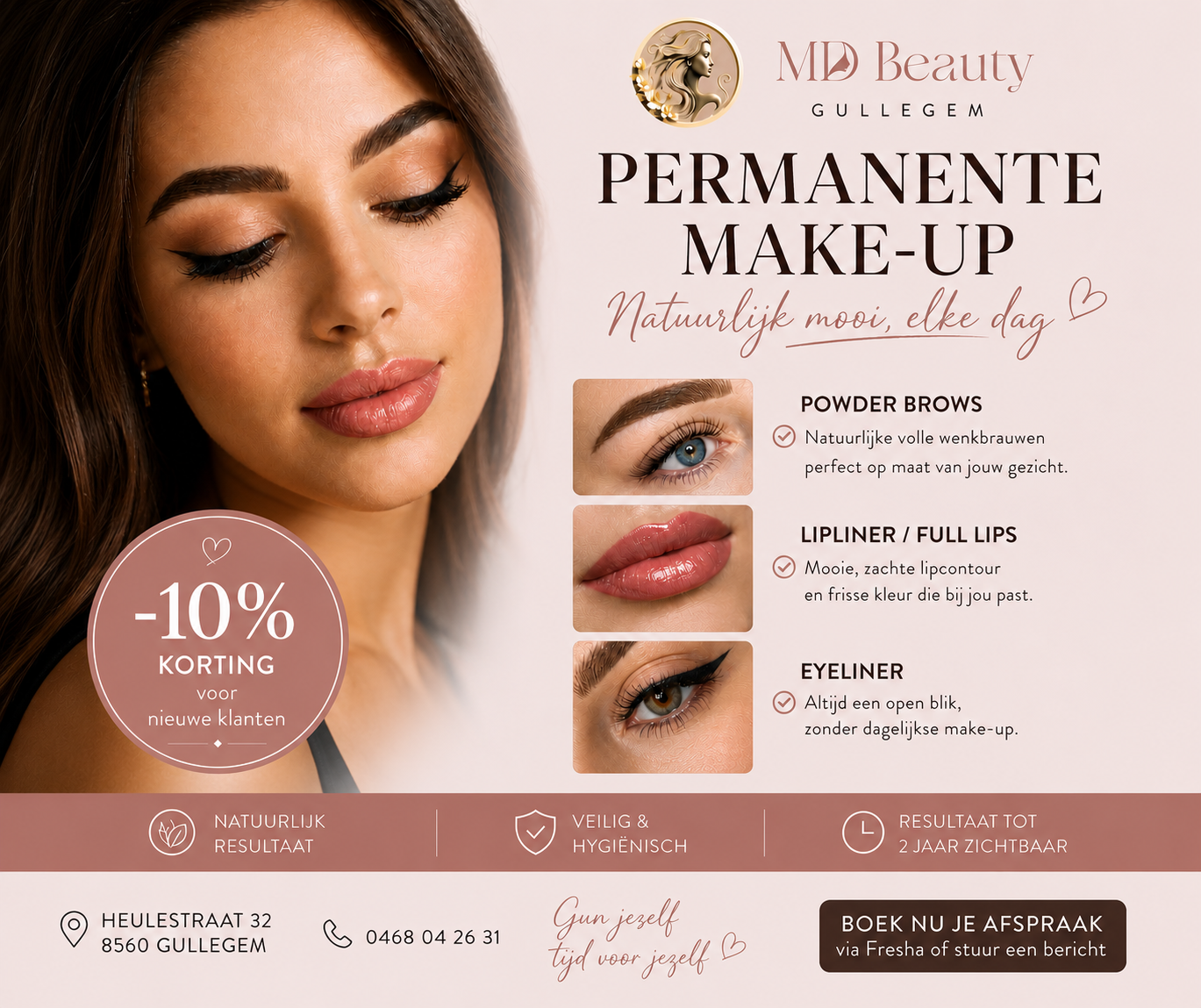 MD-Beauty Facebook ad: Geen make-up meer nodig