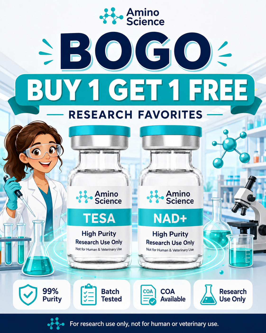 Amino Science Labs Facebook ad
