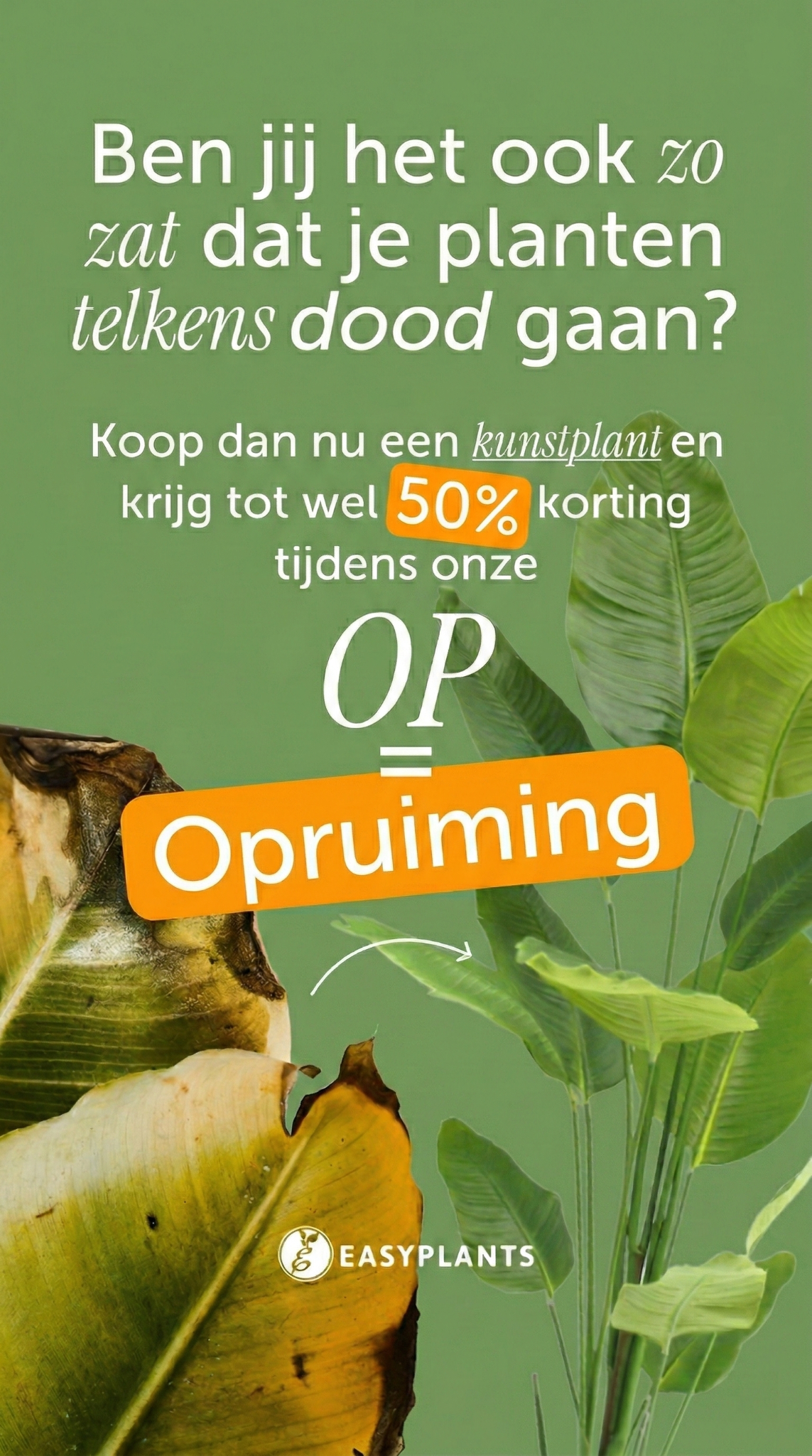 Easyplants Facebook ad