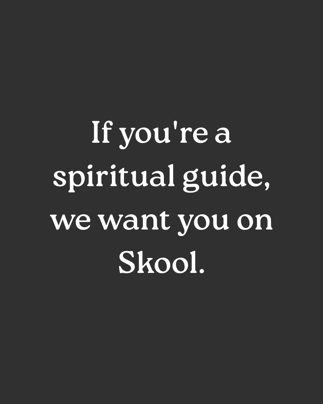 Skool Facebook ad